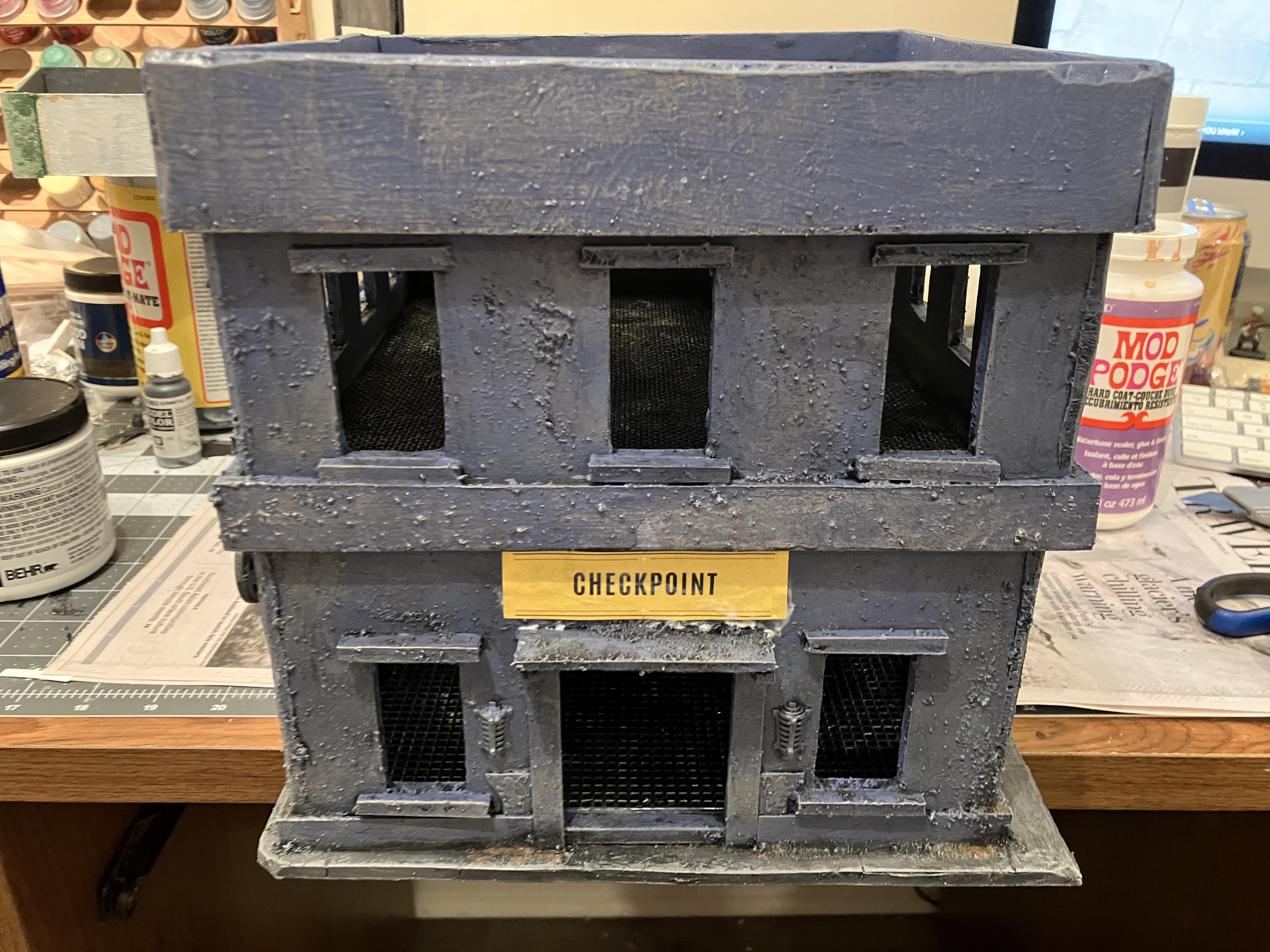 Arbites Station, Do-it-yourself, Police Station, Scratch Build