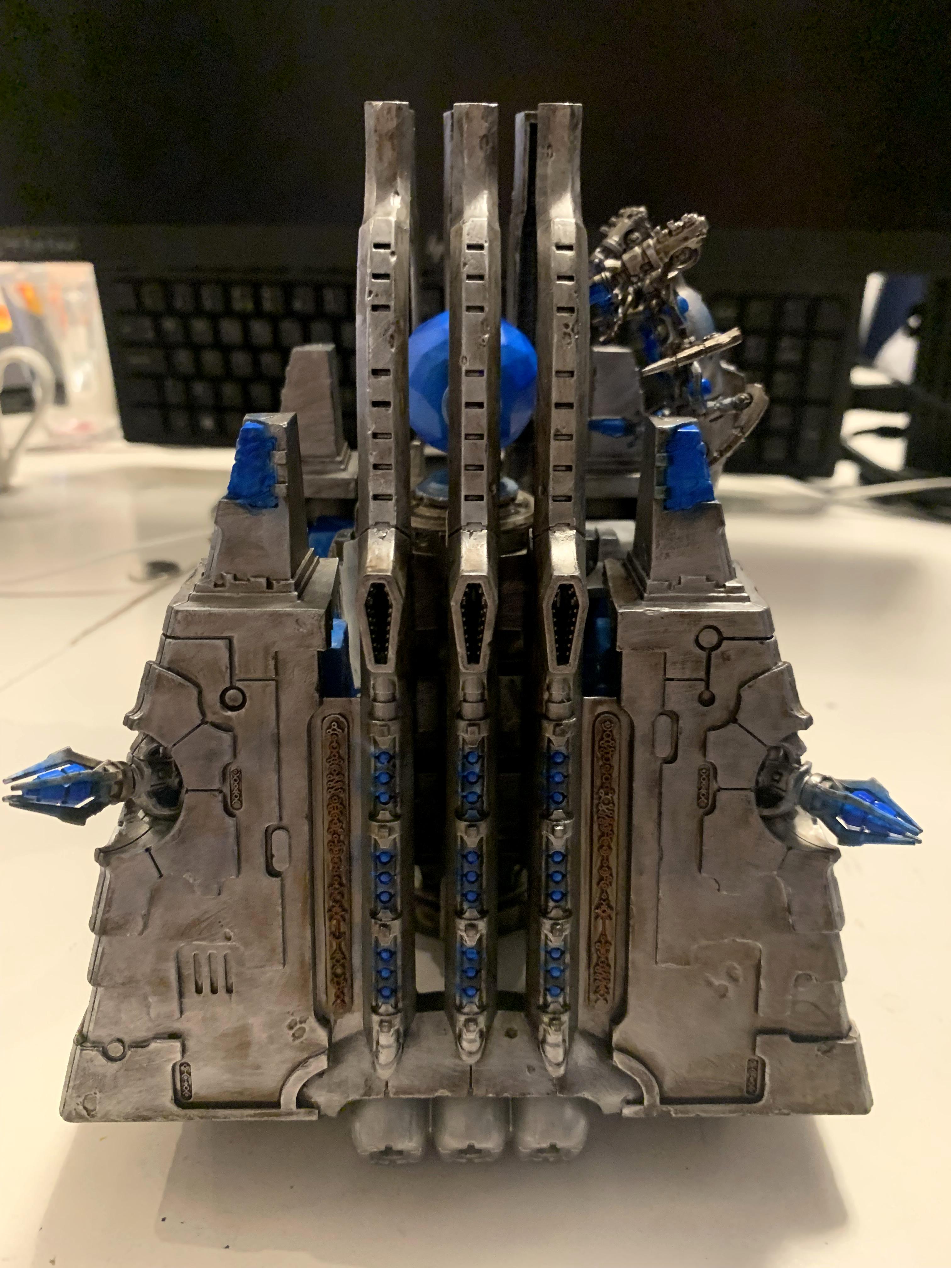 Necrons, Snowcorns - Monolith - Progress 9