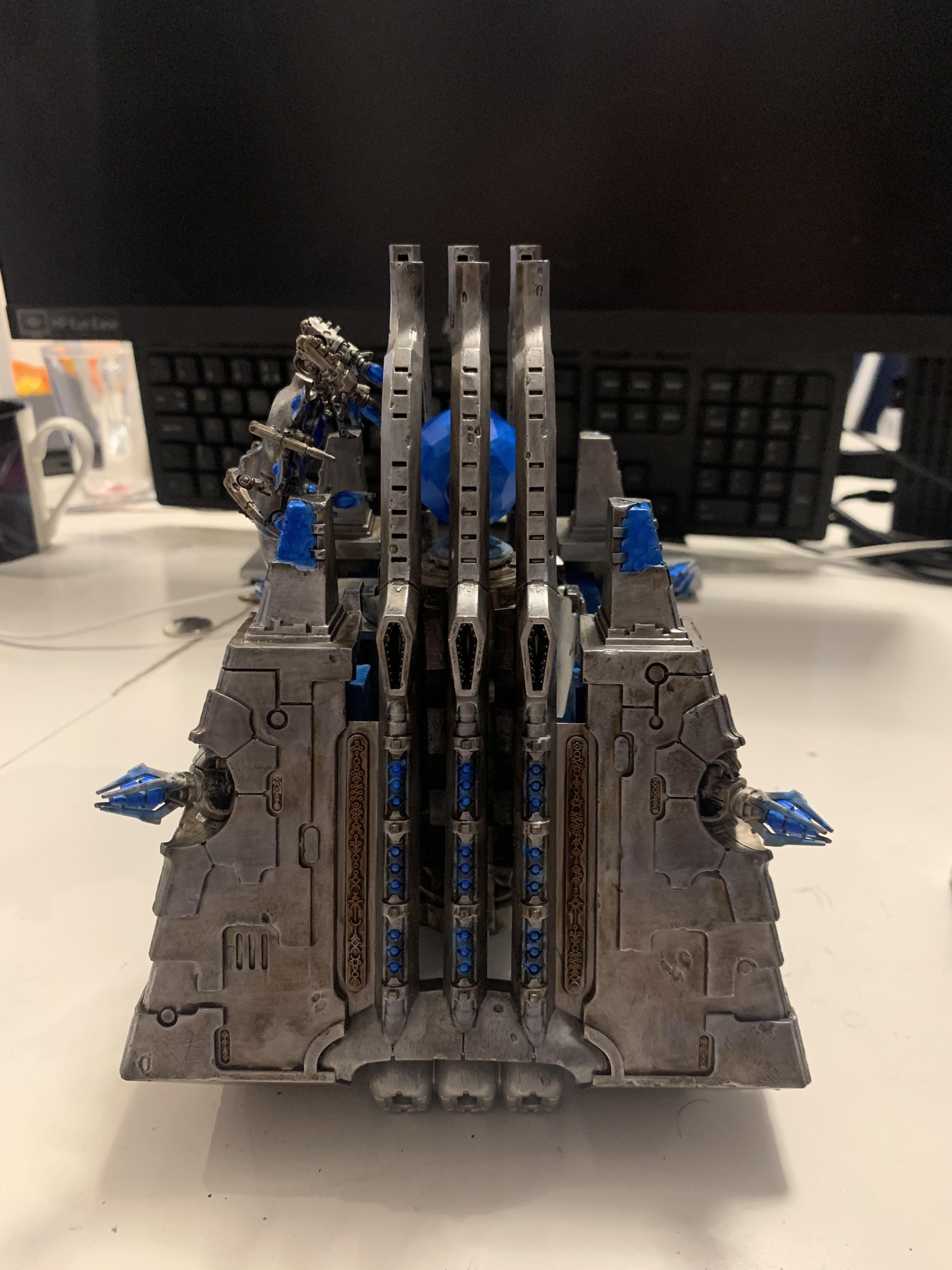 Necrons, Snowcorns - Monolith - Progress 11