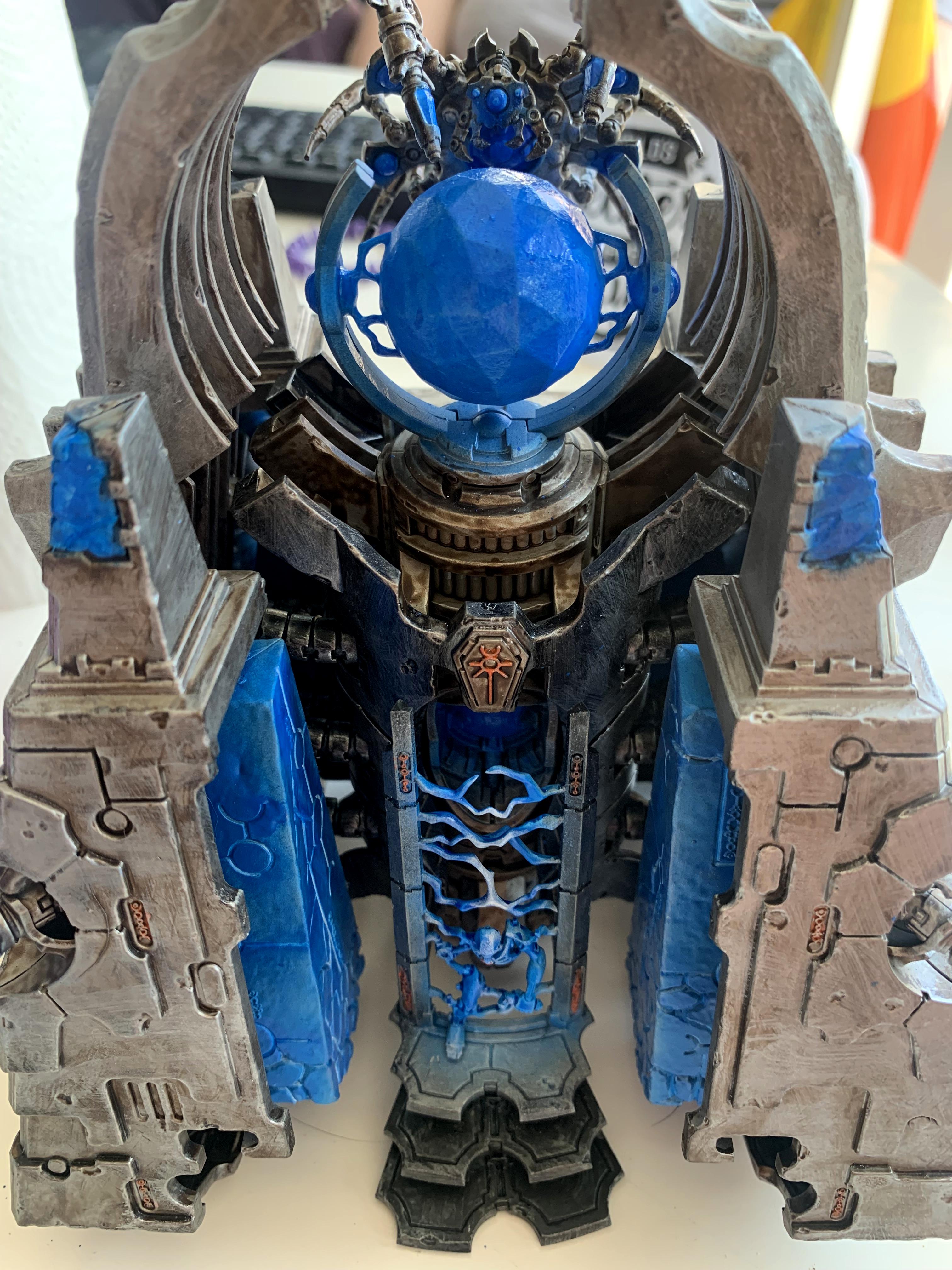 Necrons, Snowcorns - Monolith - Progress 12