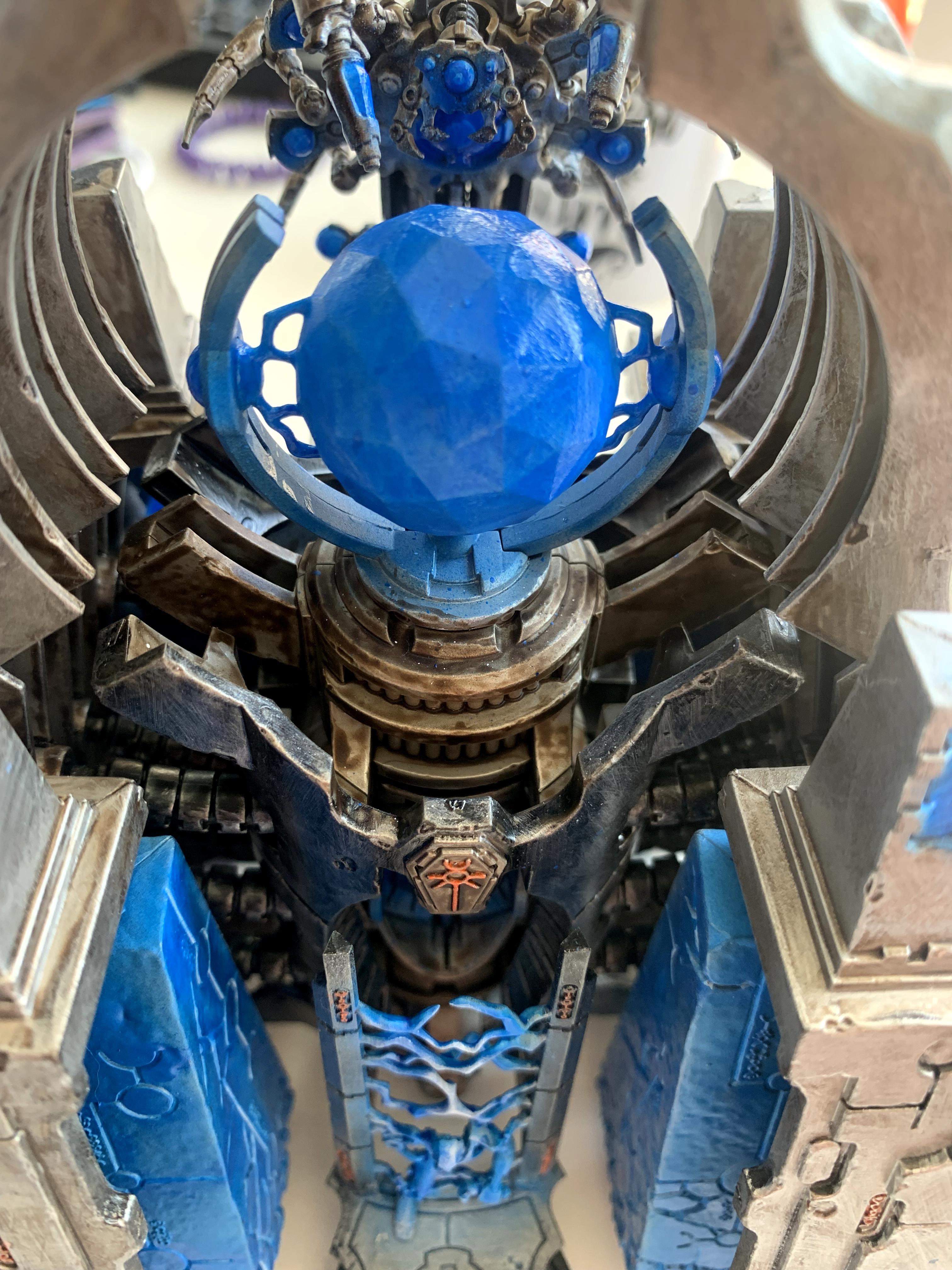 Necrons, Snowcorns - Monolith - Progress 13