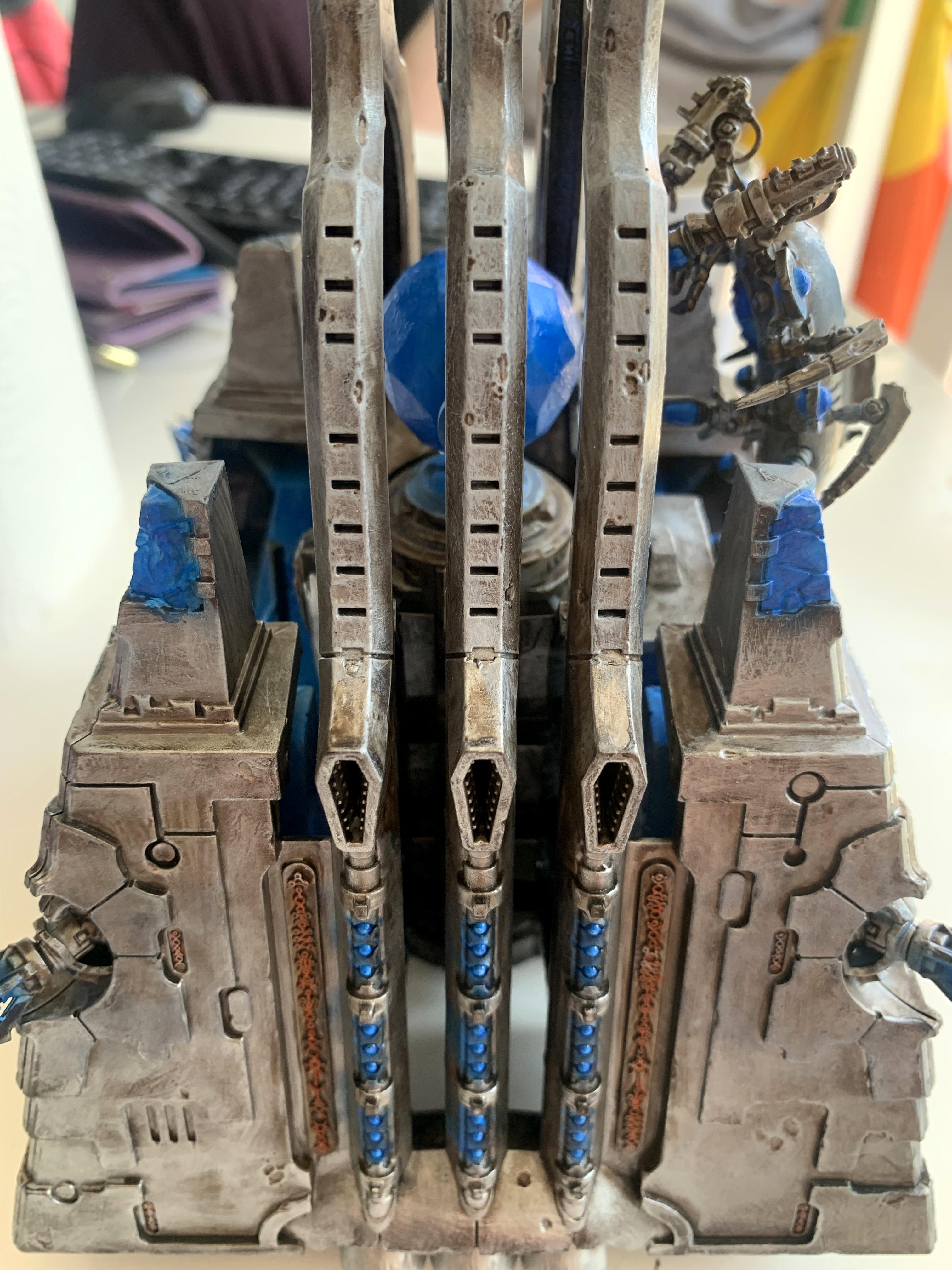 Necrons, Snowcorns - Monolith - Progress 14