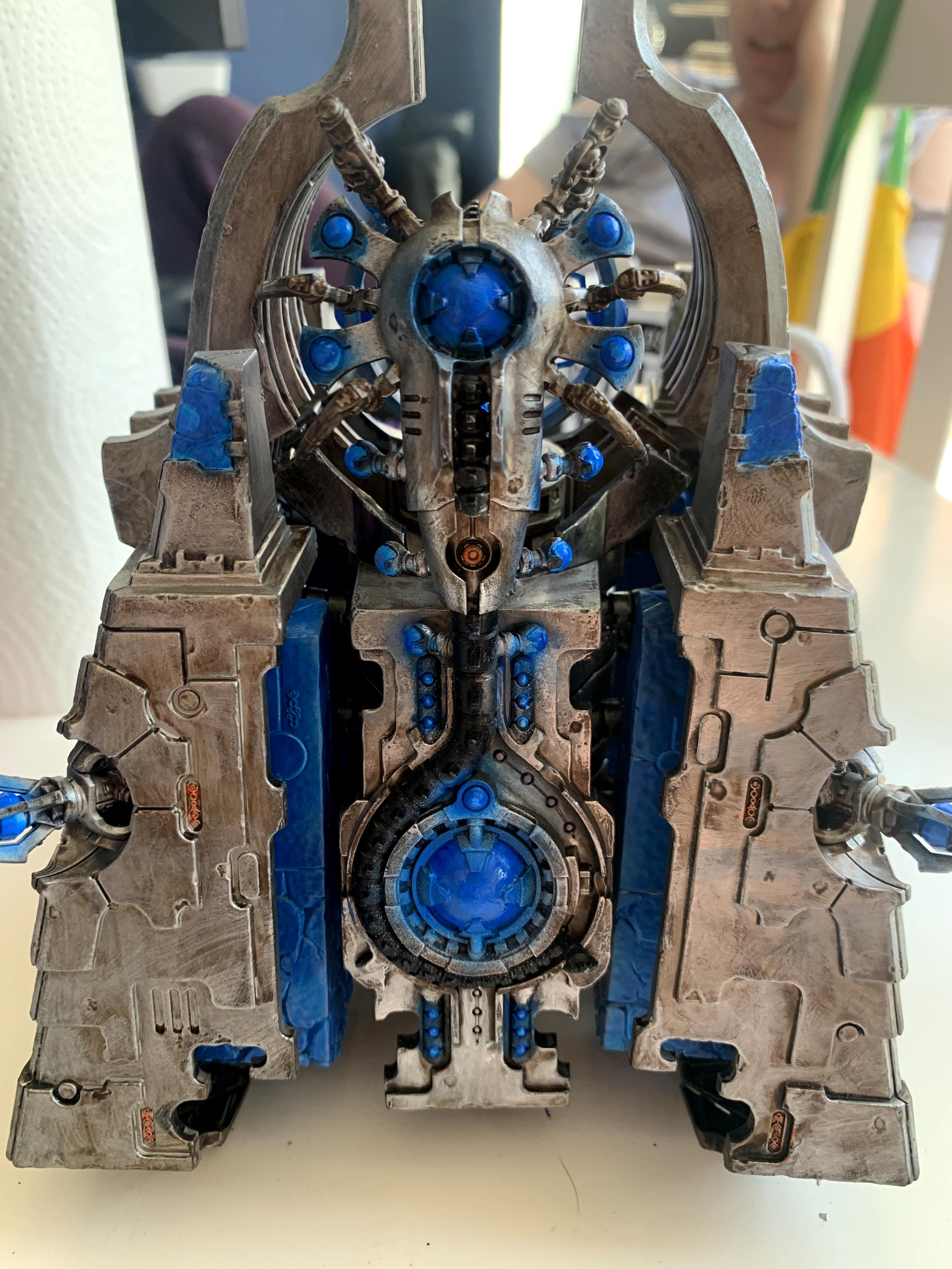 Necrons, Snowcorns - Monolith - Progress 15