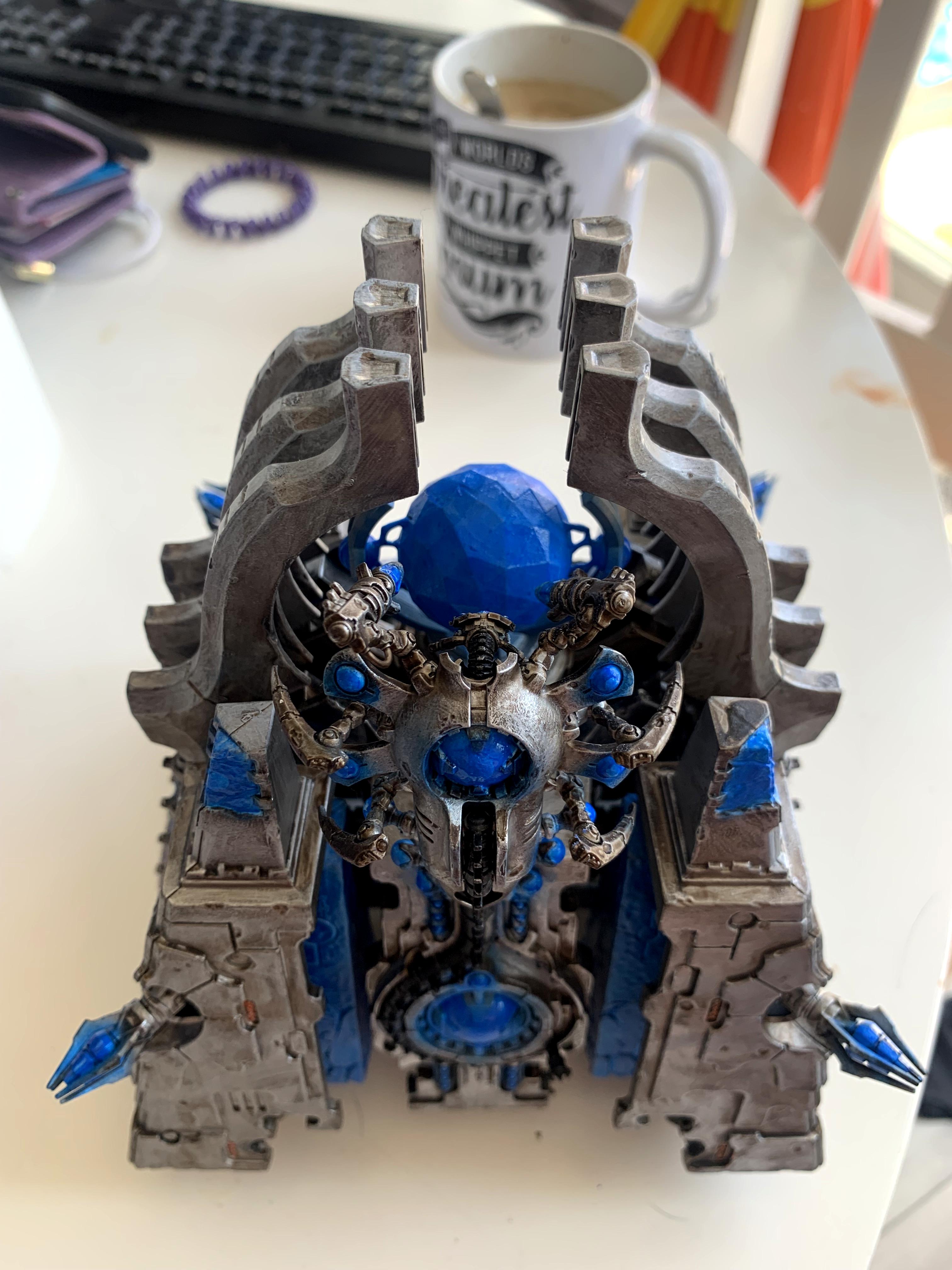 Necrons, Snowcorns - Monolith - Progress 16