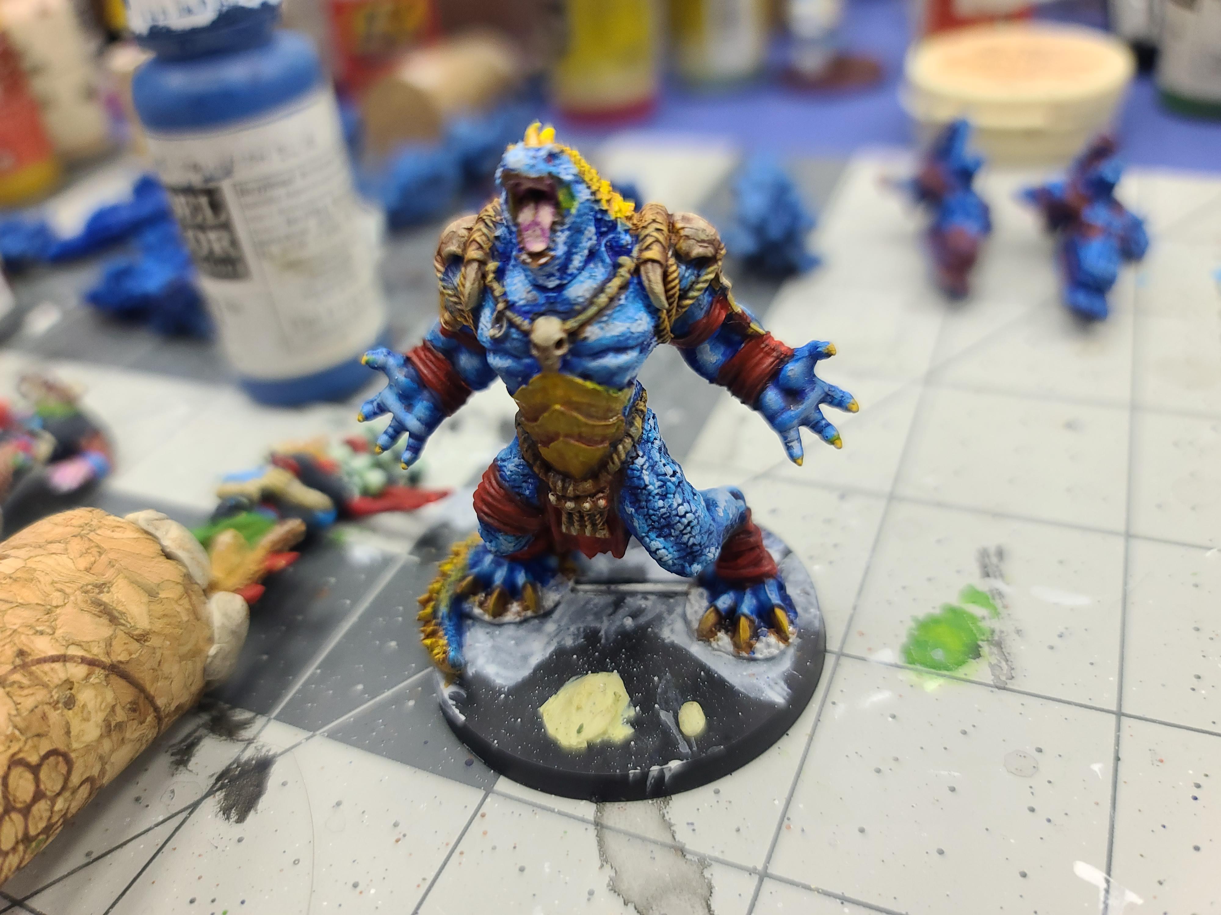 Blood Bowl, Greebo Games, Kroxigor, Lizardmen
