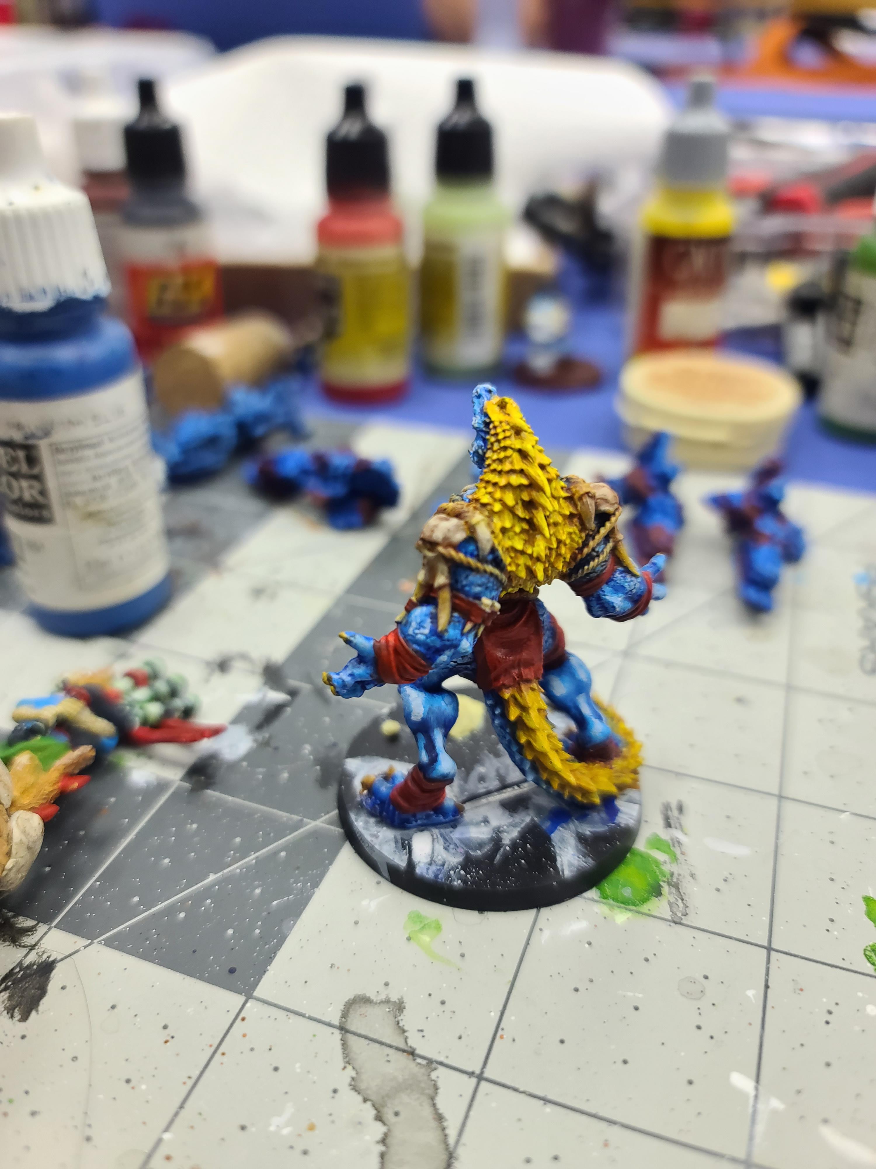 Blood Bowl, Greebo Games, Kroxigor, Lizardmen