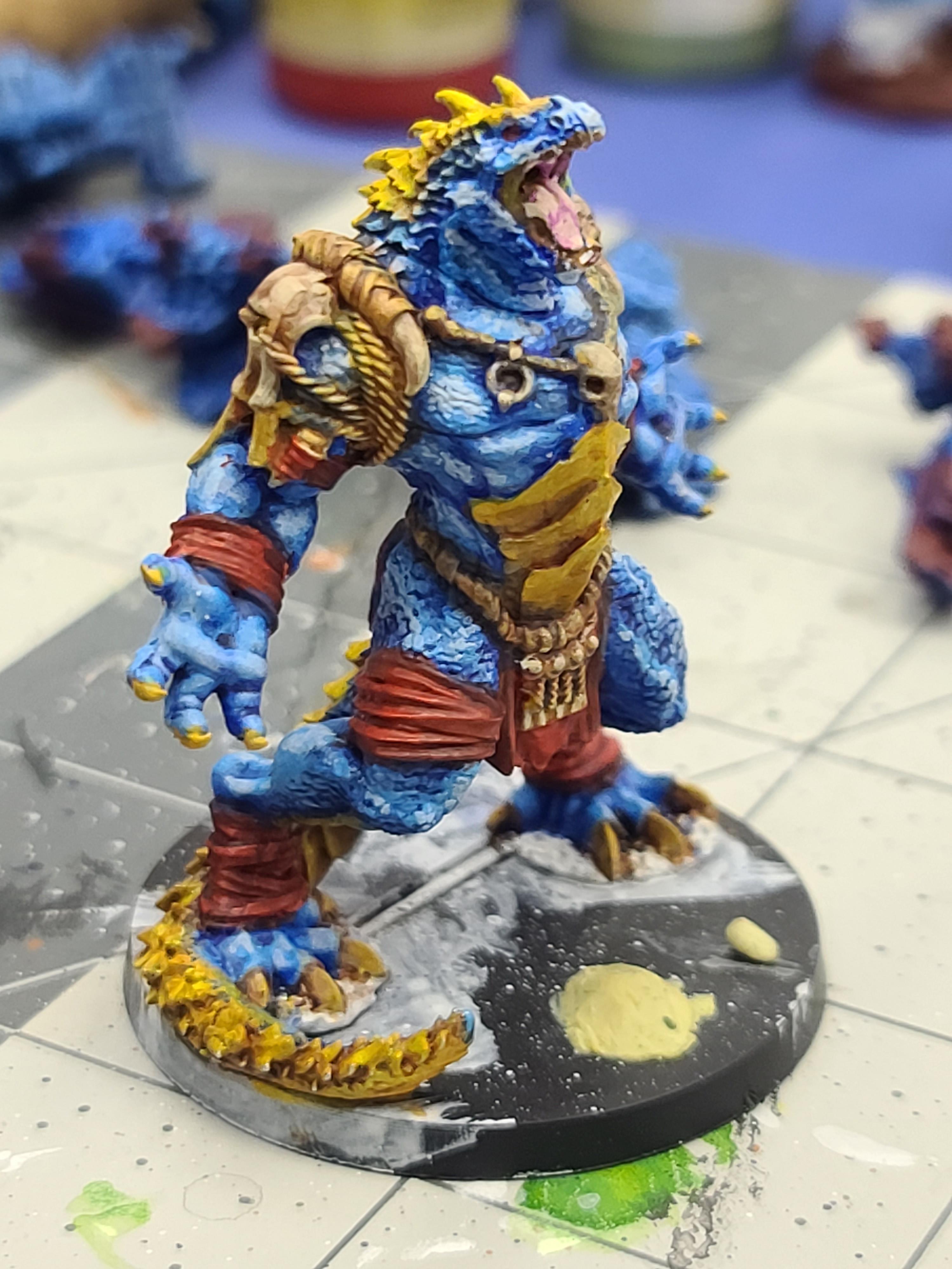Blood Bowl, Greebo Games, Kroxigor, Lizardmen
