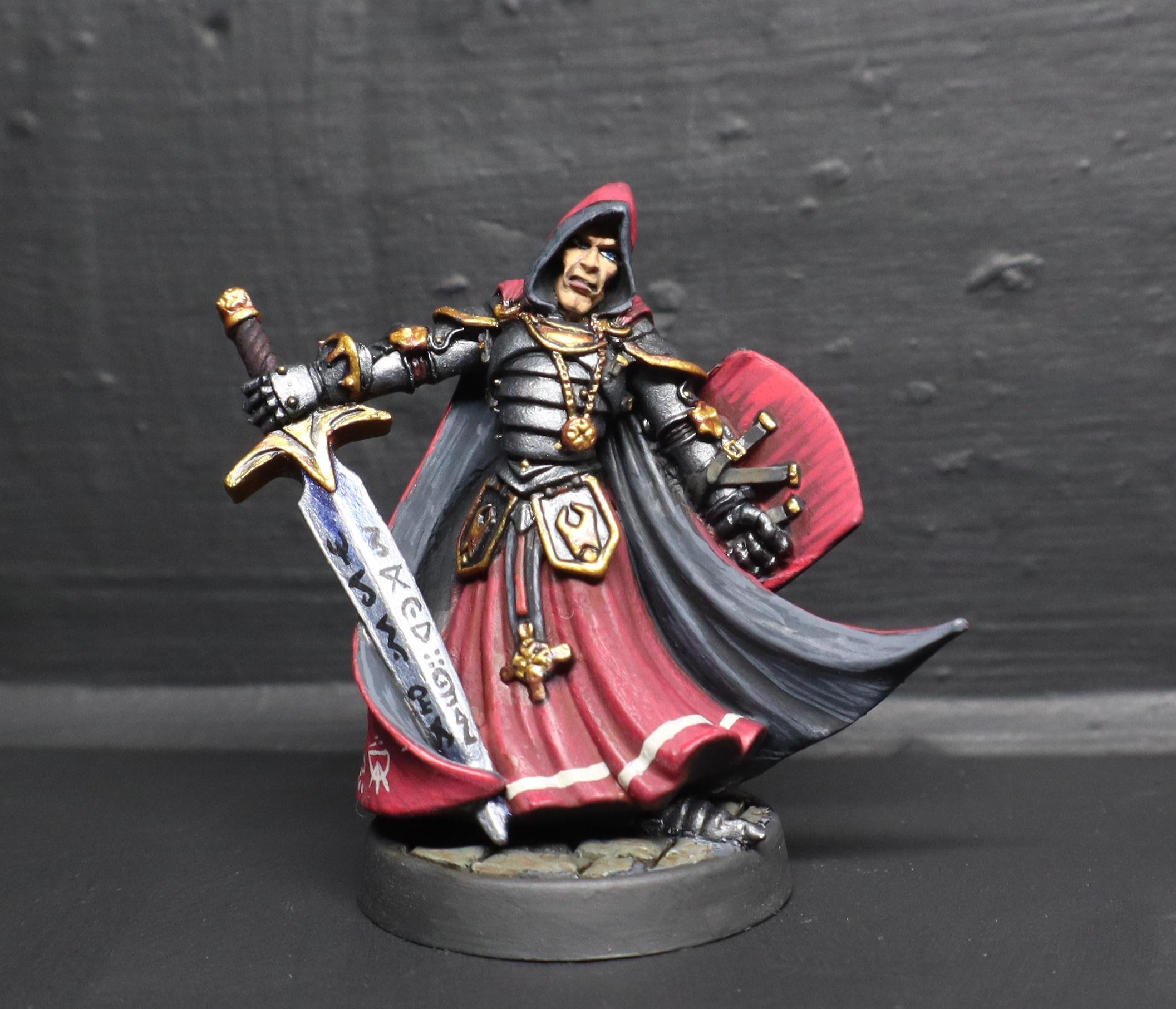 Carrero Arts, Carreroarts, Crusaders Sergeant, Dark Heaven Legends, Human Paladin, Miniature Painting, Painted Dark Heaven Minis, Painted Metal Miniatures, Painted Reaper Miniature, Painted Reaper Minis, Pro Painted Miniature, Pro Painted Reaper, Reaper Crusaders, Reaper Metal Minis Painted, Reaper Miniatures, Reaper Minis, Reaper Painted Miniature, Reaper Templar, Sir Conlan, Sir Conlan Painted, Table Top Wargames