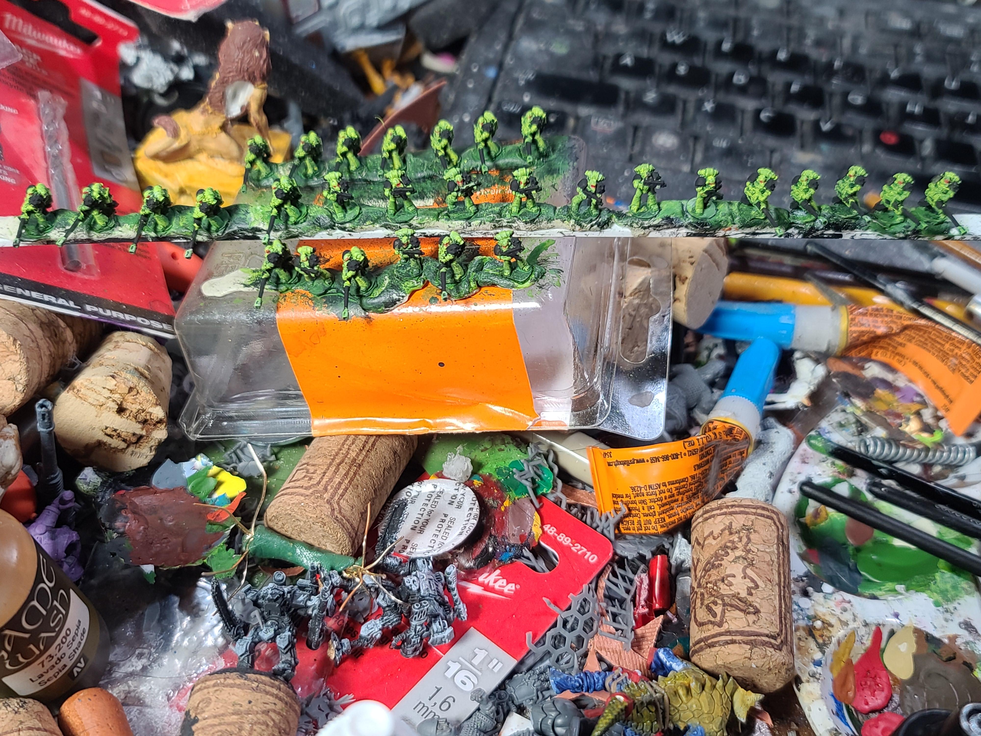6mm, Epic, Excellent Miniatures, Galactic Crusaders, Salamanders, Space Marines