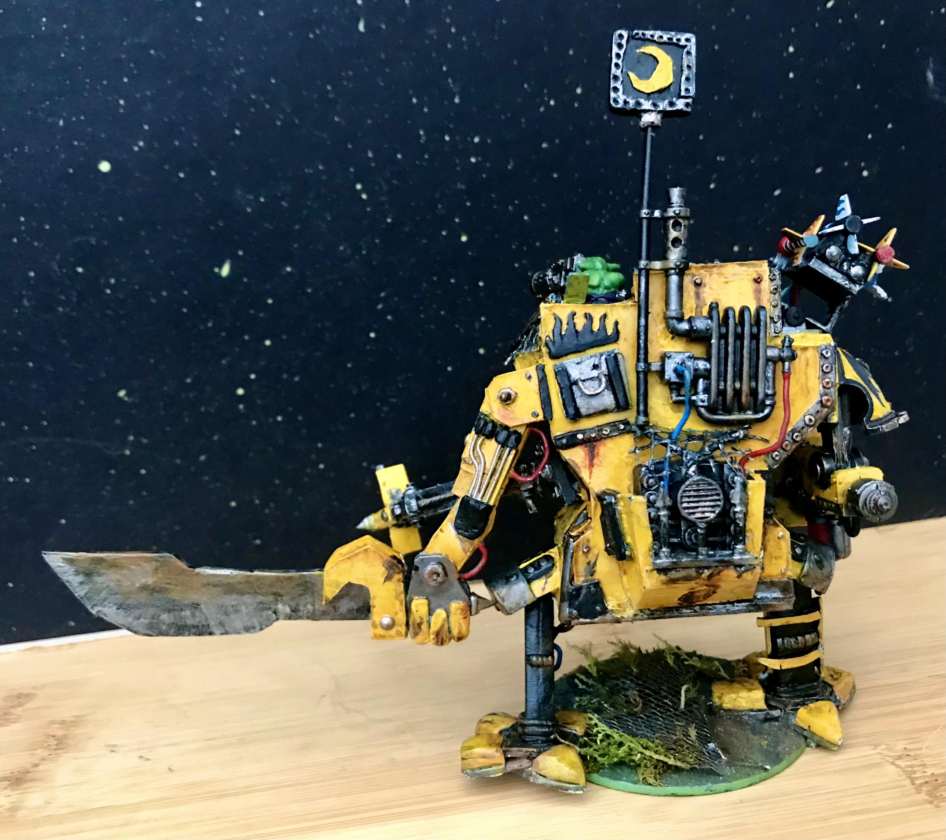 Bad Moons, Deff Dread, Mekboy, Orks, Scratch Build