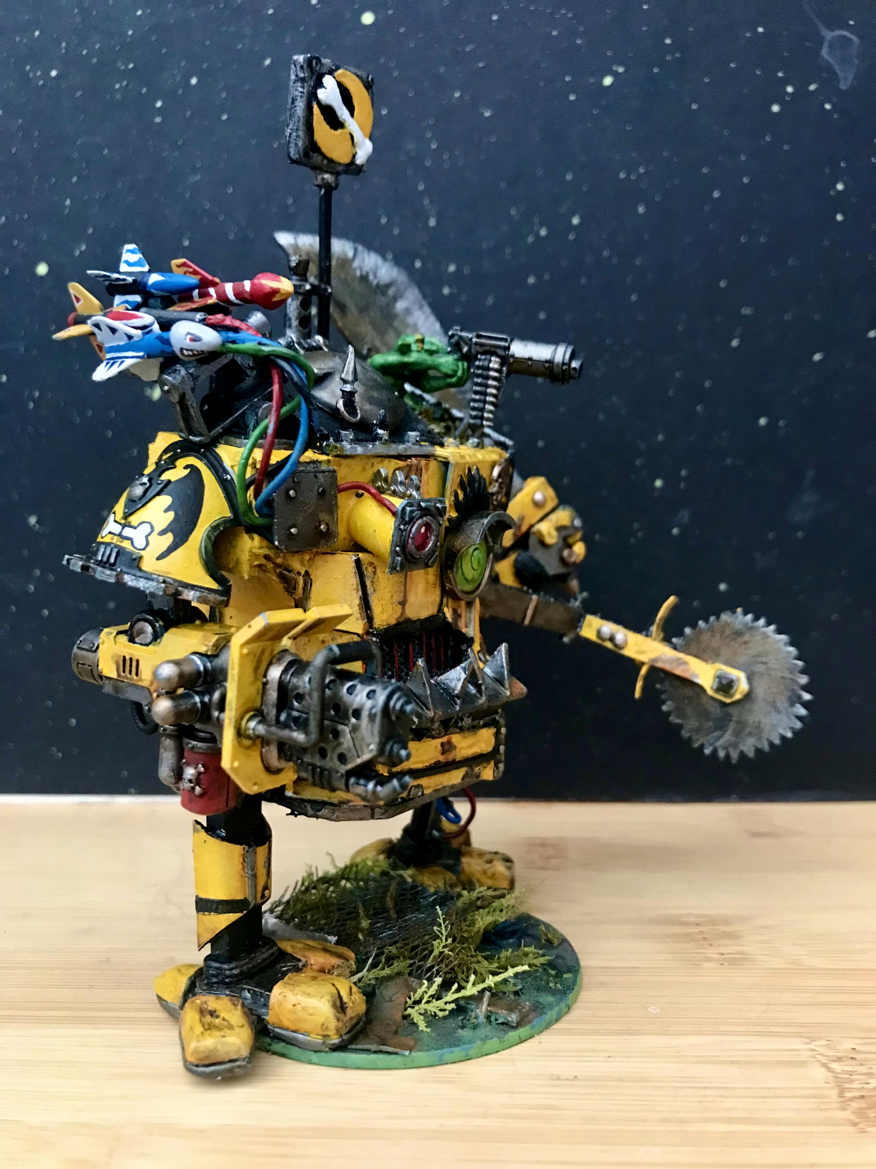 Bad Moons, Deff Dread, Mekboy, Orks, Scratch Build