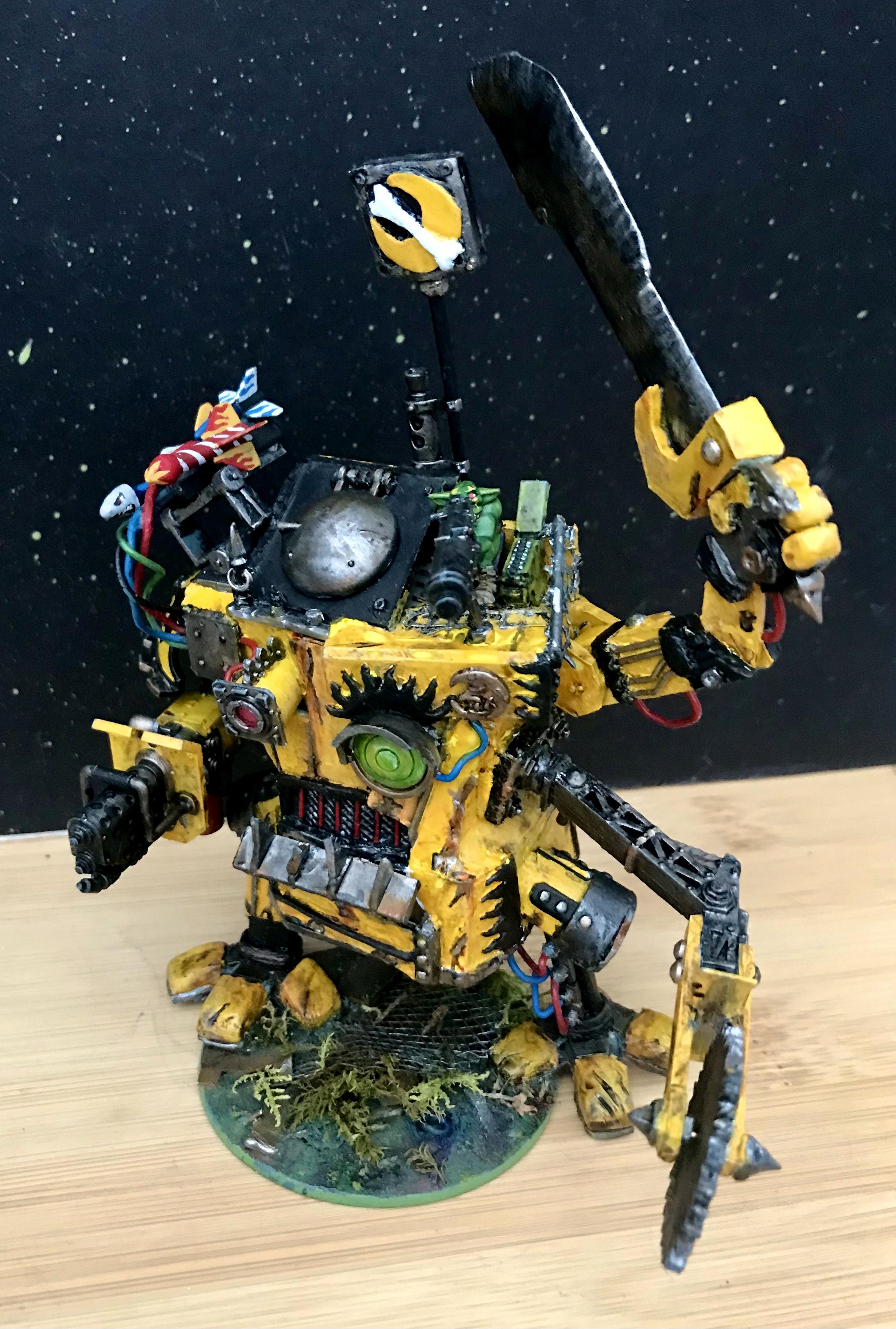 Bad Moons, Deff Dread, Mekboy, Orks, Scratch Build