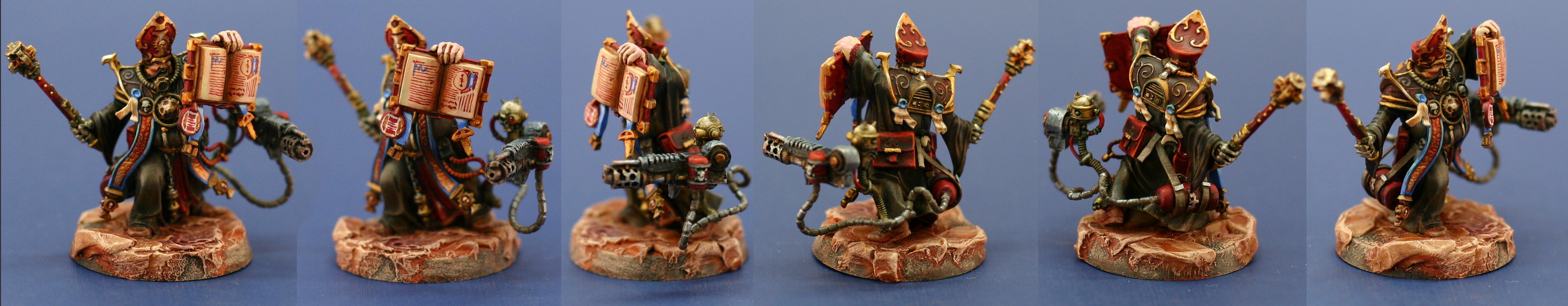 Asuryani Ranger, Bishop, Black Stone, Blackstone Fortress, Fortress, Imperial Navigator, Imperial Robot, Kroot Tracker, Ministorum Priest, Missionary Zealot, Priest, Ratling Twins, Rogue Trader