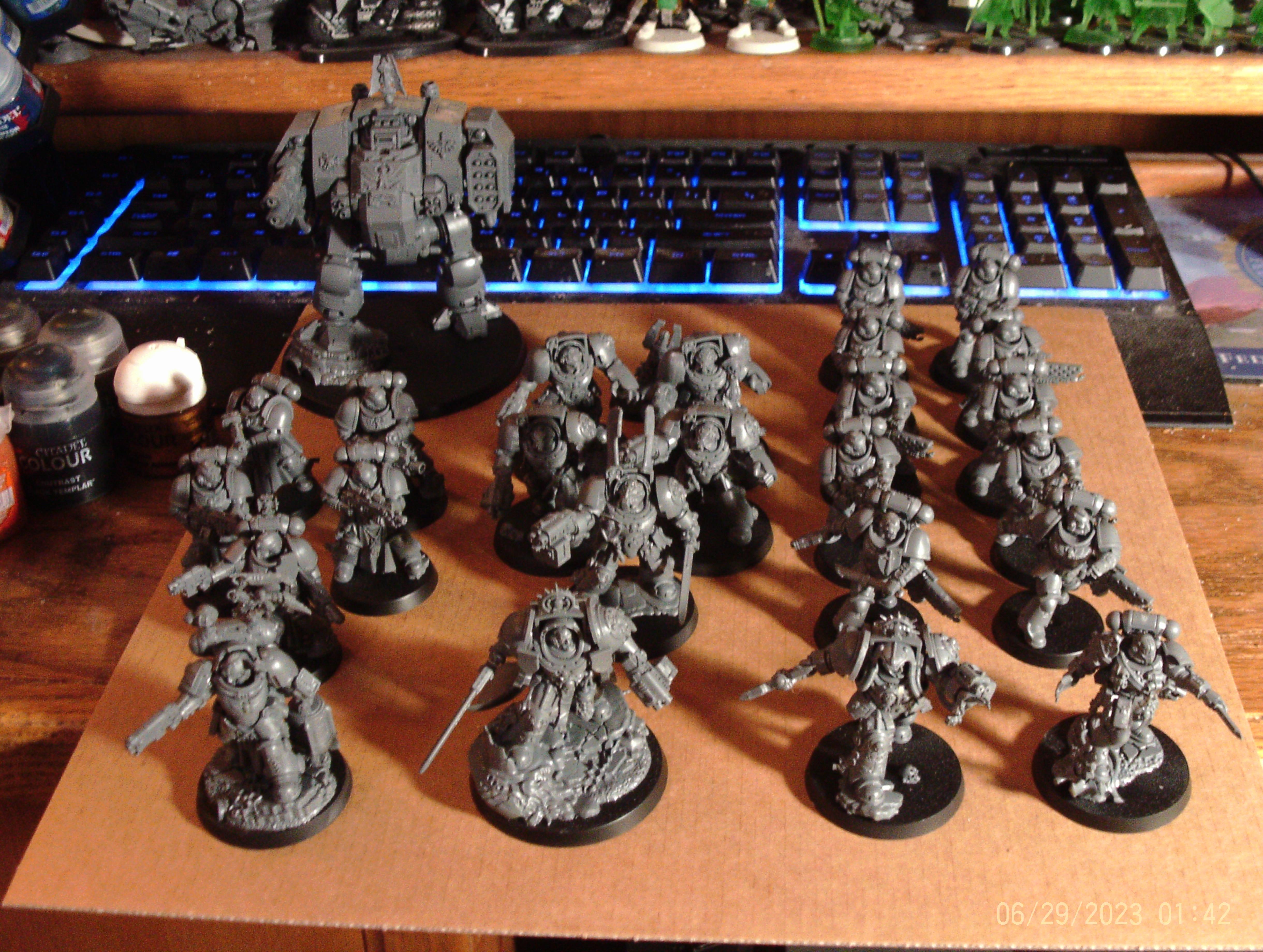 Leviathan Dark Angels assembled