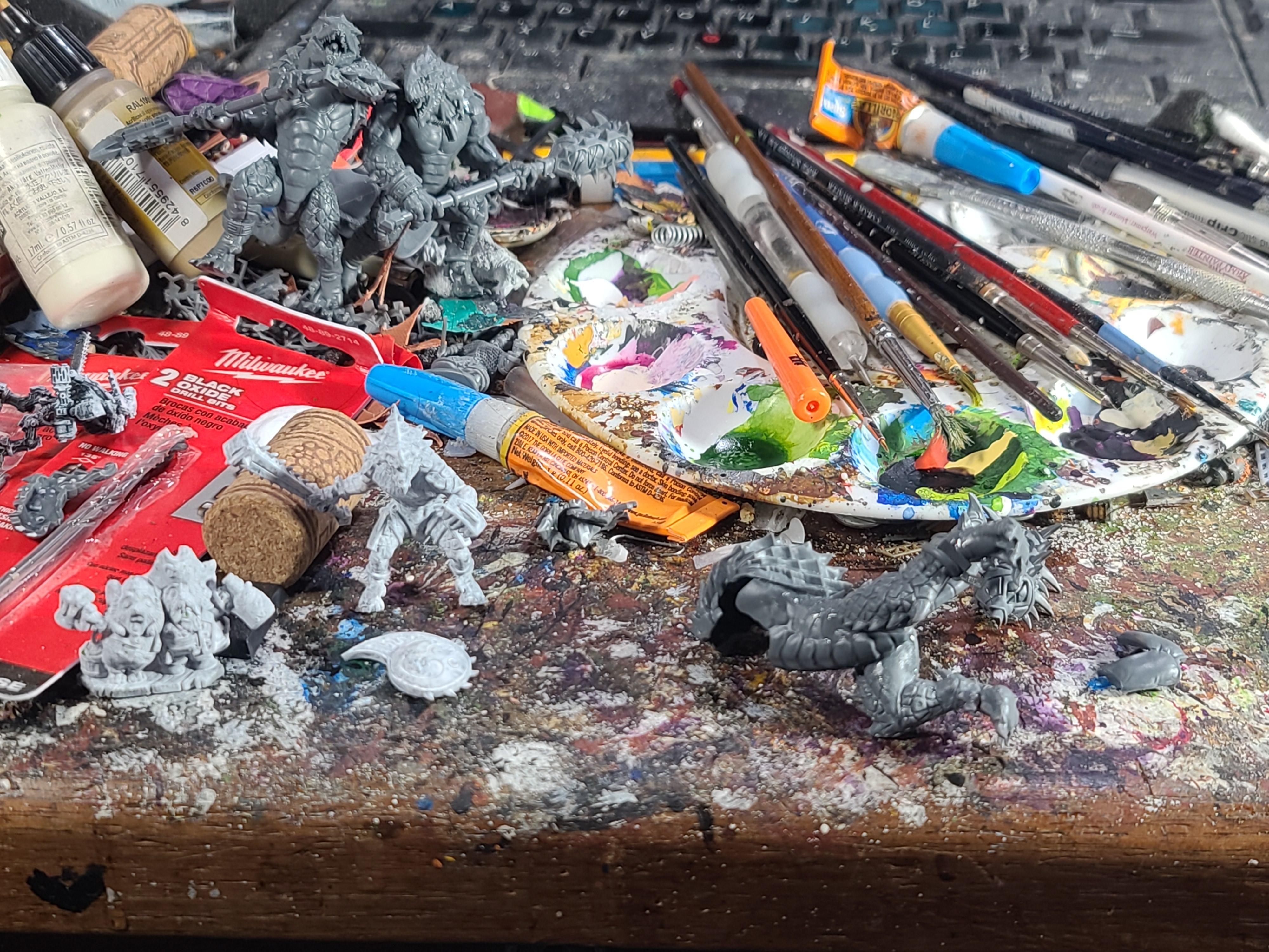 Bones, Games Workshop, Kroxigor, Lizardmen, Mouslings, Pirate, Reaper Miniatures, Saurus, Warhammer Fantasy