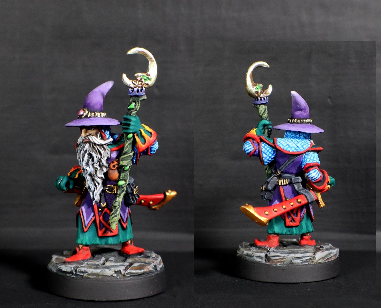 28mm, 28mm Miniatures, Carrero Arts, Carreroarts, Dark Sword Miniatures, Dungeons And Dragons, Fantasy Miniatures, Metal Miniature Painted, Pro Painted Miniature, Pro Painted Minis, Rpg Miniature Painted, Tomnon The Black, Wizard Miniature Painted
