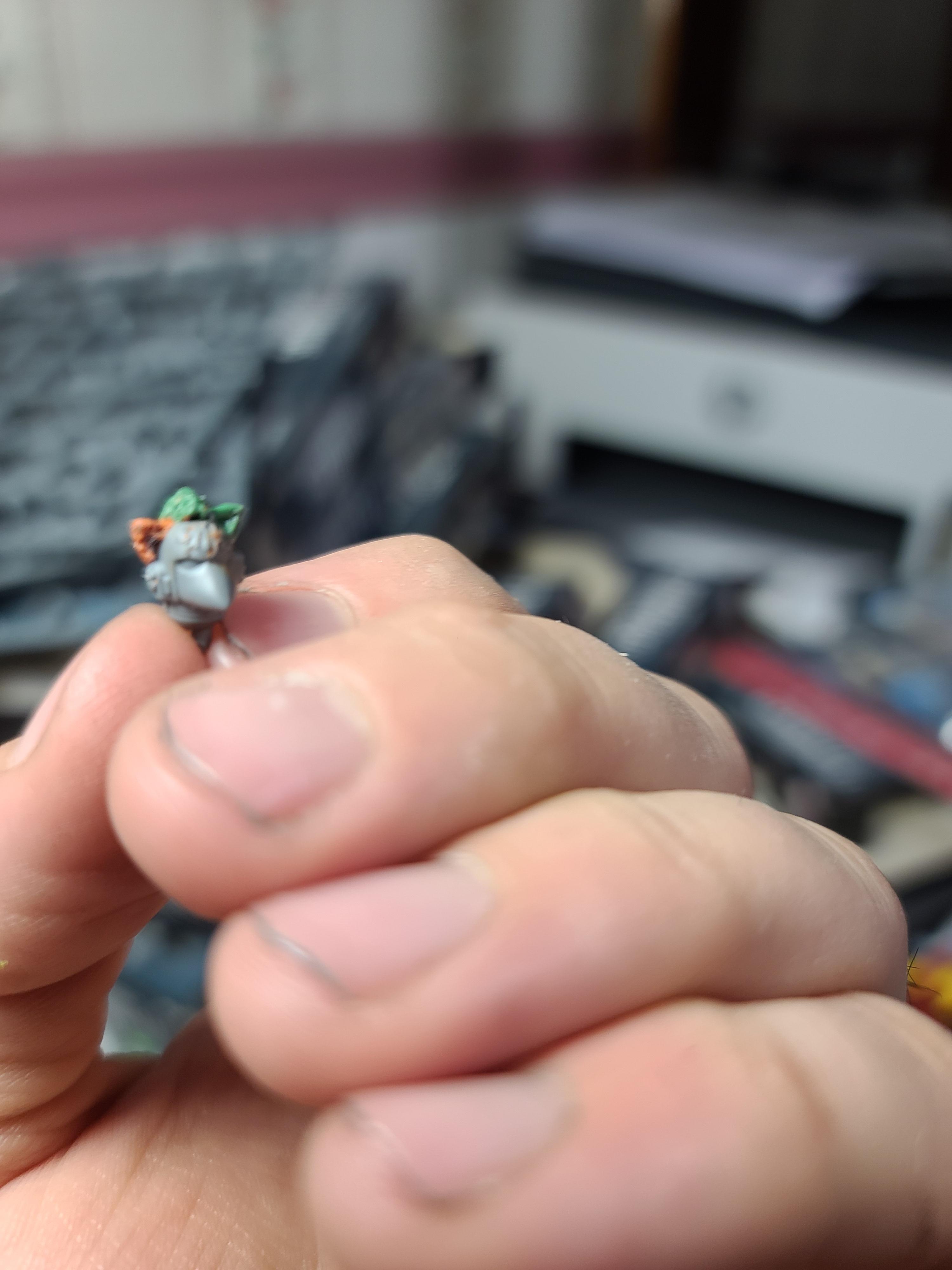 Cat Ears, Games Workshop, Sculpting, Space Marines, Warhammer 40,000, Warhammer Fantasy