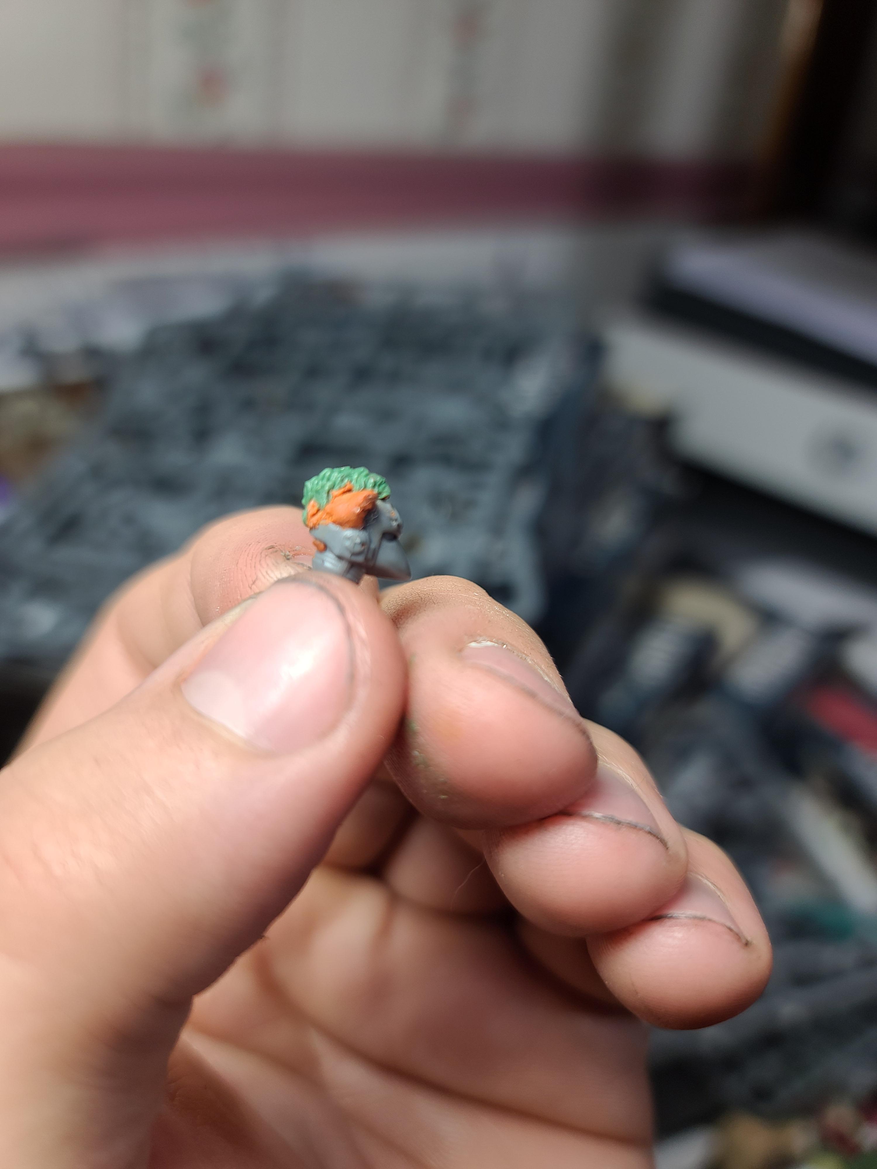 Cat Ears, Games Workshop, Sculpting, Space Marines, Warhammer 40,000, Warhammer Fantasy