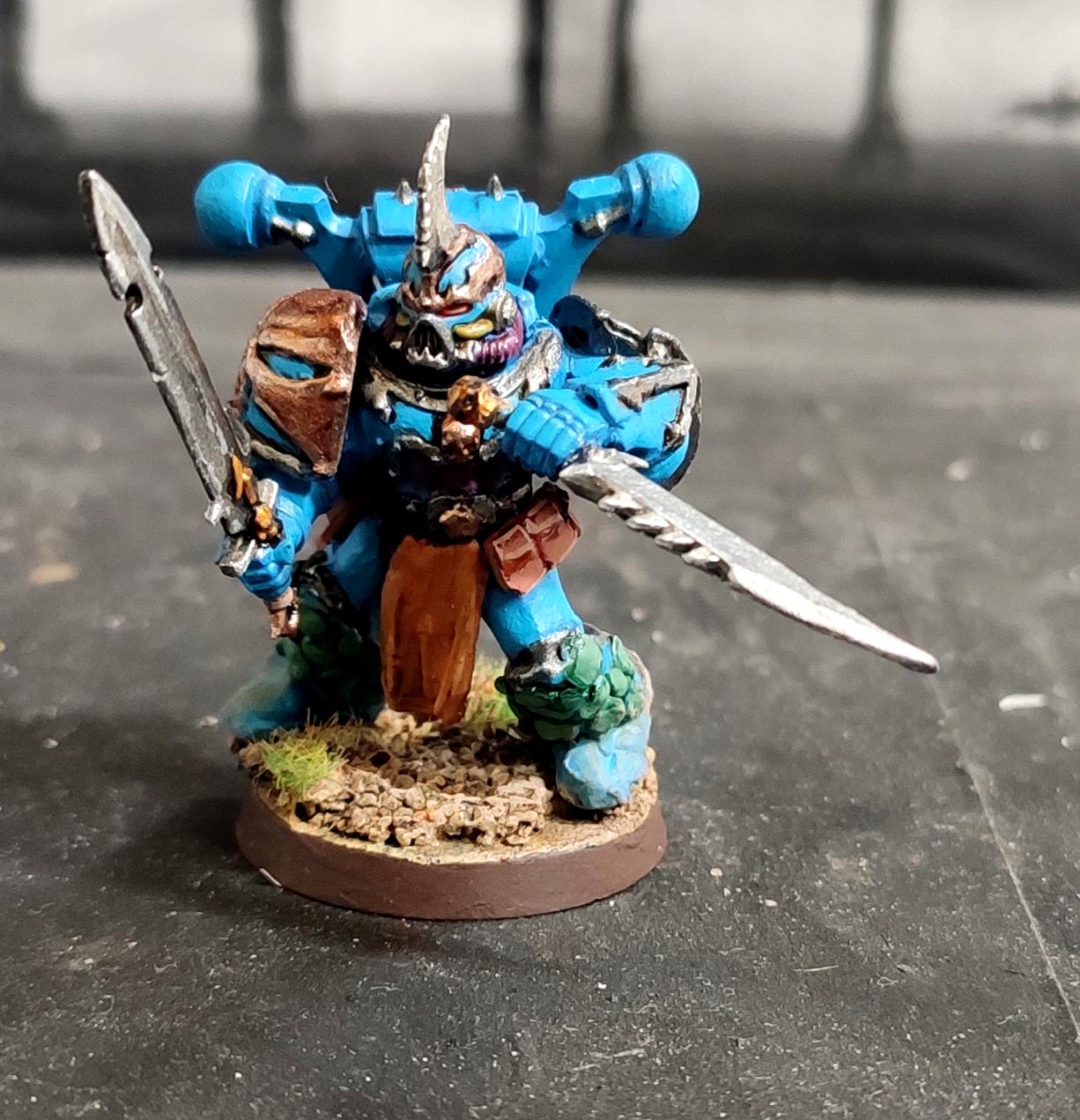 Alpha Legion, Chaos, Chaos Space Marines, Chaos Undivided, Conversion, Dagger, Duelist, Greenstuff, Heresy, Heretic Astartes, Hydra Dominatus, Infantry, Kitbash, Molding, Regiment, Scales, Sword, Traitor Legions, Warhammer 40,000