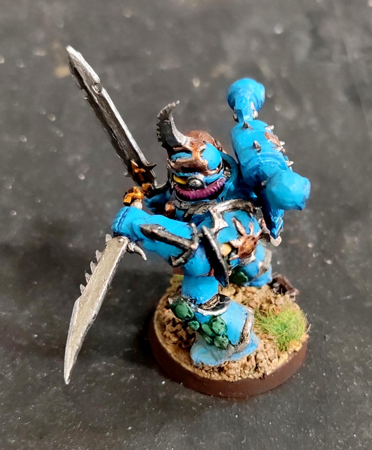 Alpha Legion, Chaos, Chaos Space Marines, Chaos Undivided, Conversion, Dagger, Duelist, Greenstuff, Heresy, Heretic Astartes, Hydra Dominatus, Infantry, Molding, Regiment, Scales, Sword, Traitor Legions, Warhammer 40,000