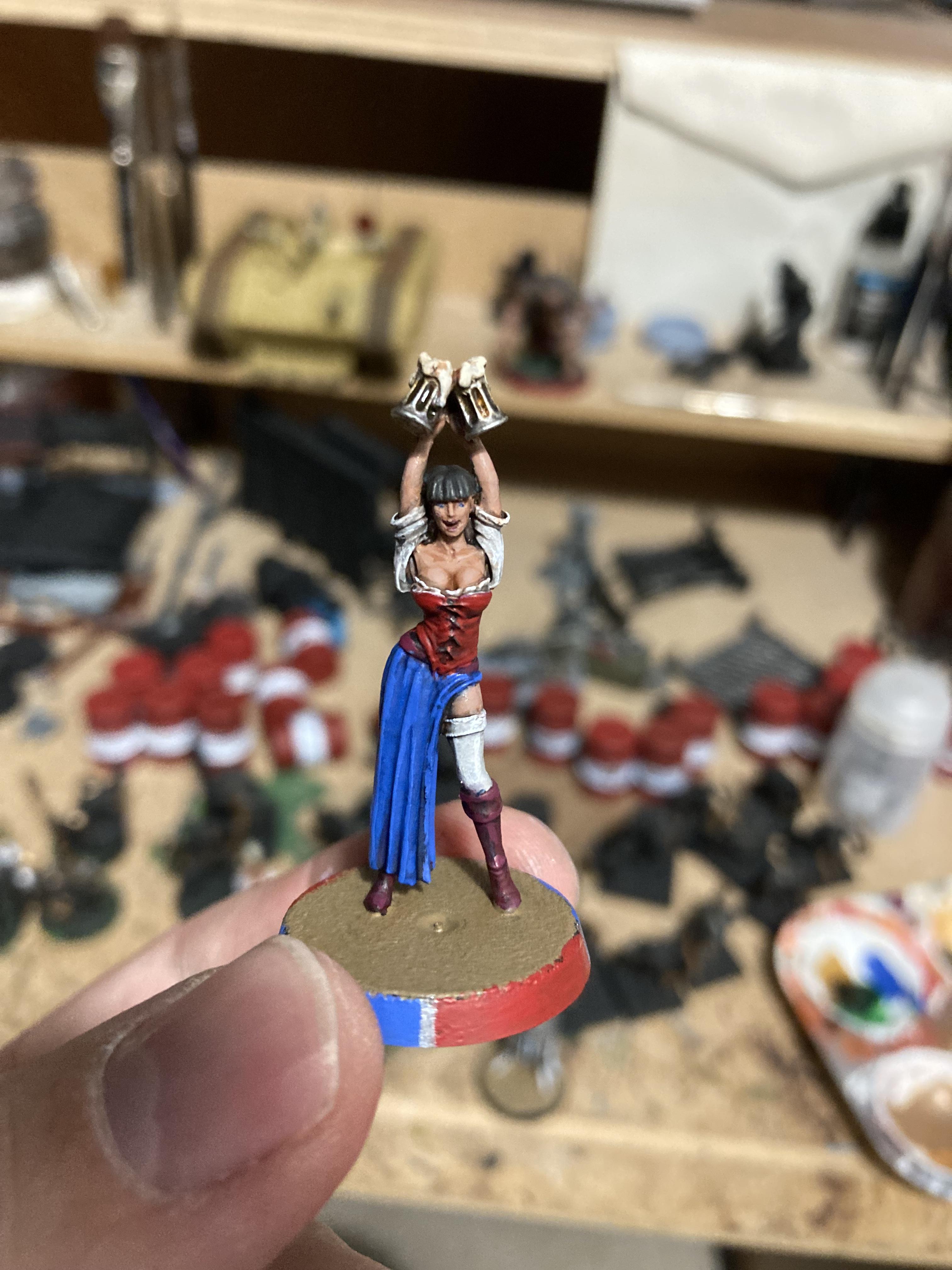 Blood Bowl, Bloodweiser Babes, Cheerleader, Work In Progress