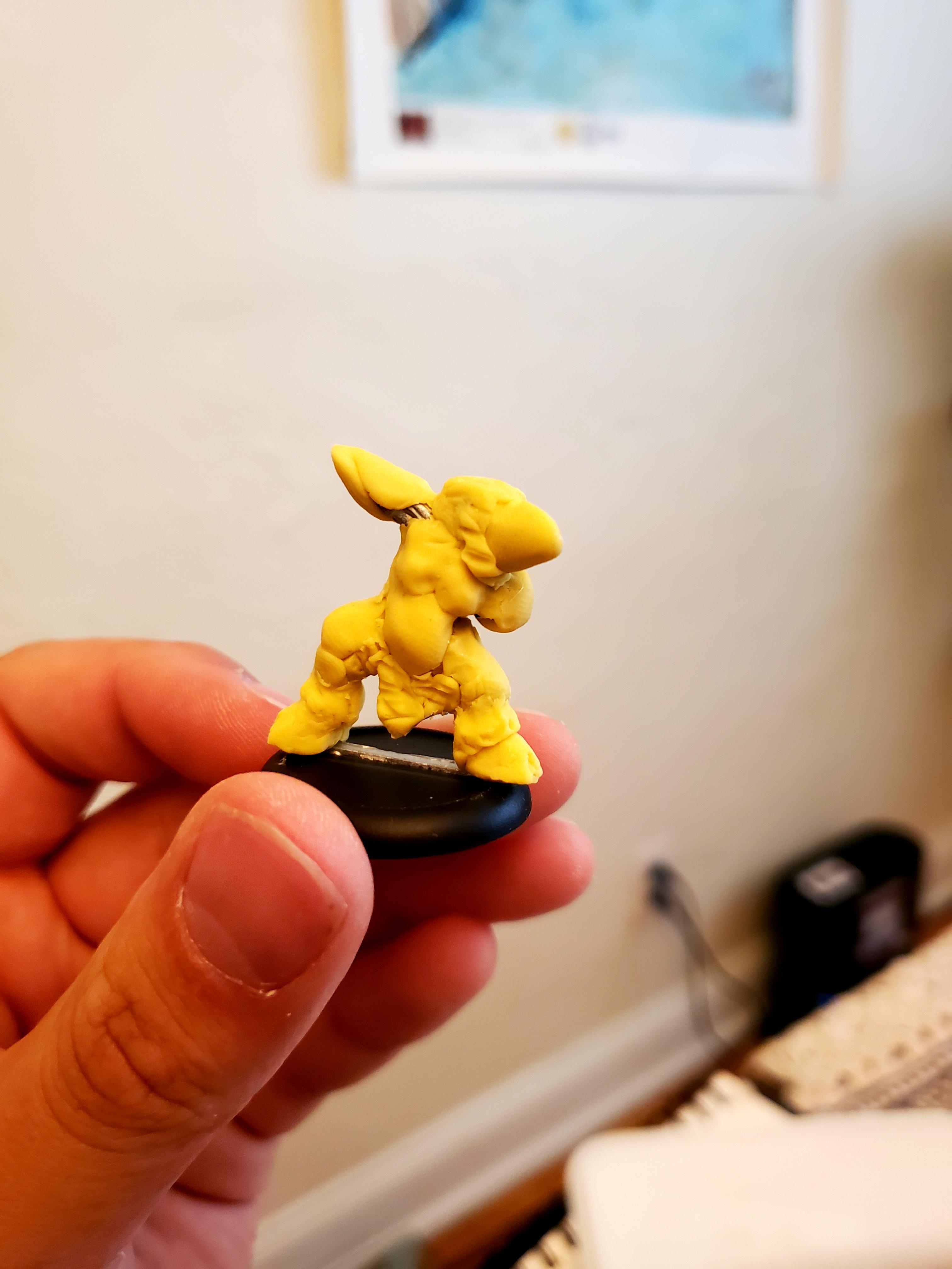 Sacrificing a miniature