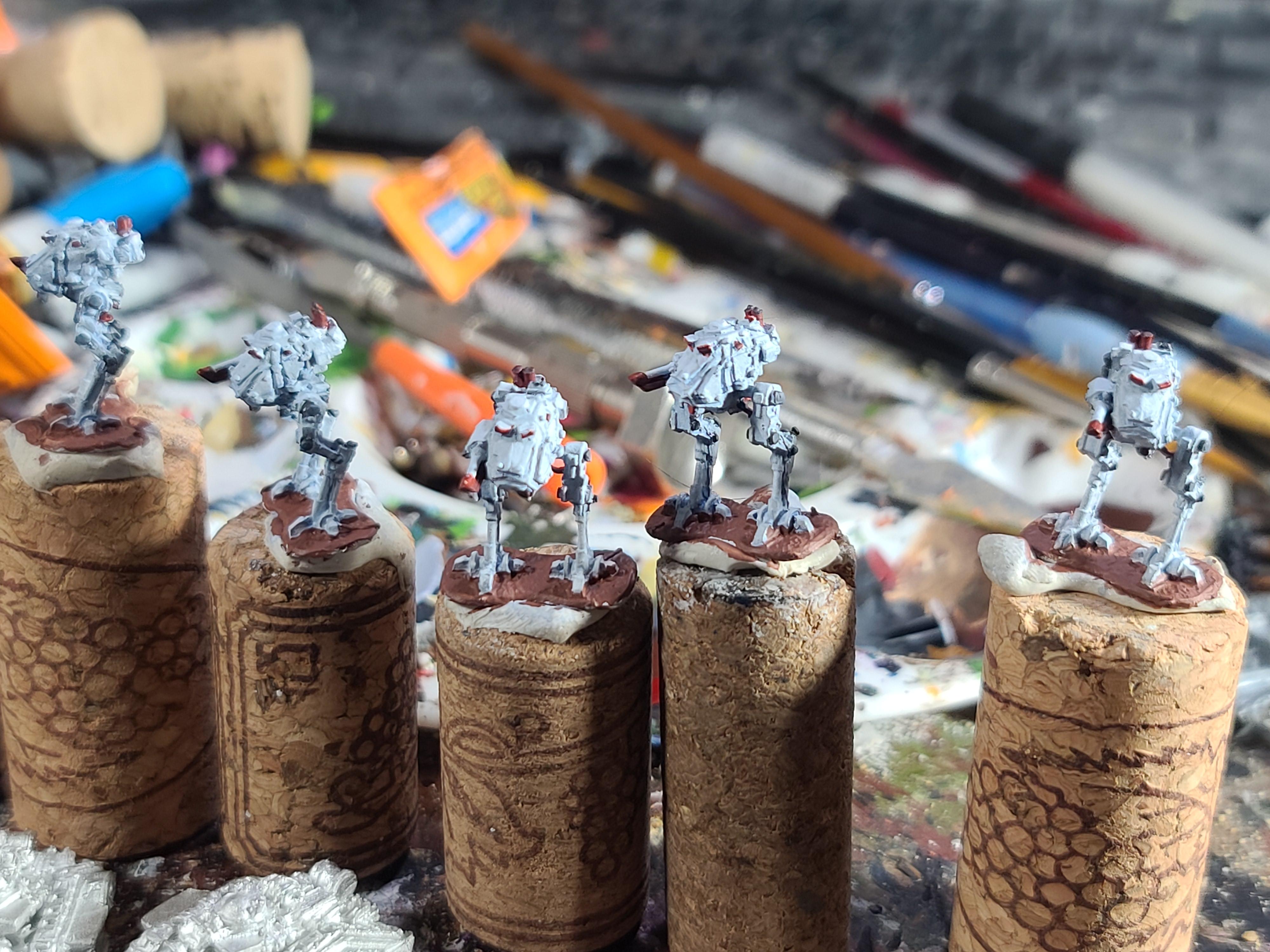 6mm, Epic, Games Workshop, Imperial Guard, Sentinel Squadron, Steel Legion