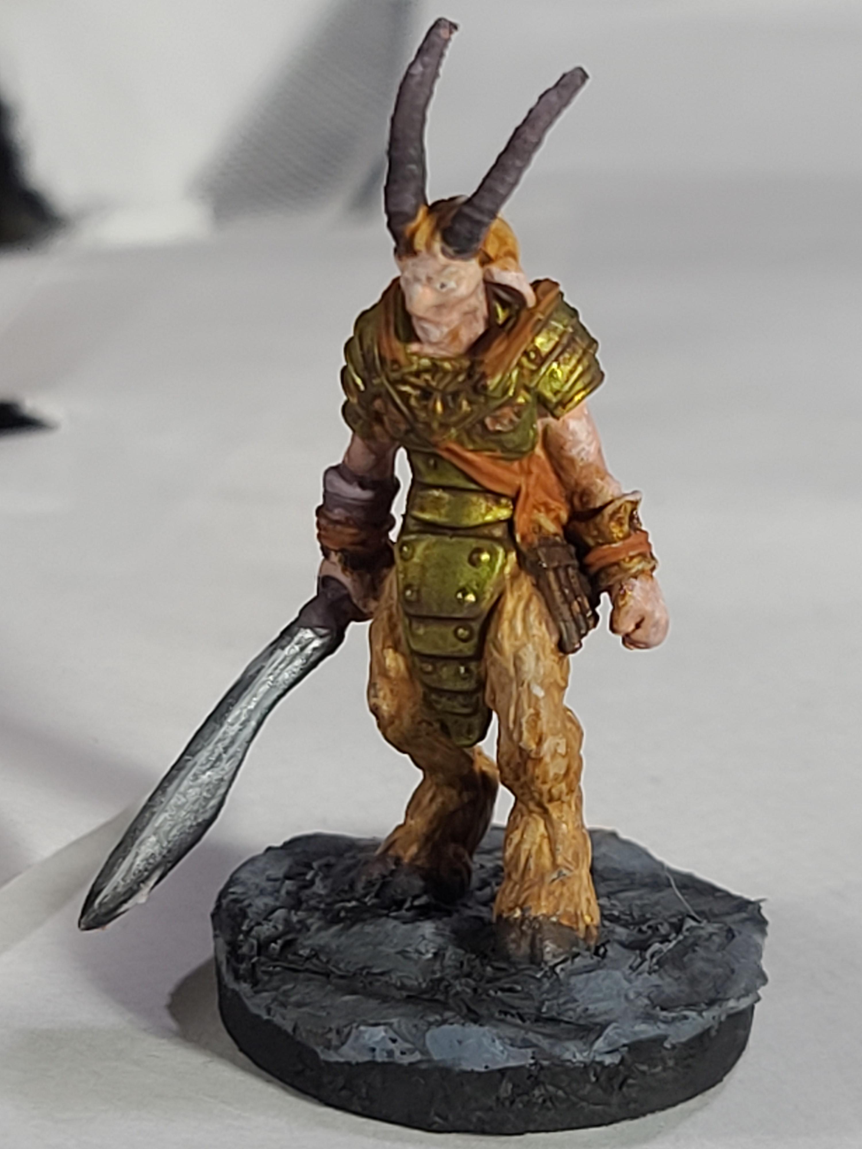 Bones, Dungeons And Dragons, Pvc, Reaper Miniatures, Satyr, Speedpaint 2.0, Warhammer Fantasy