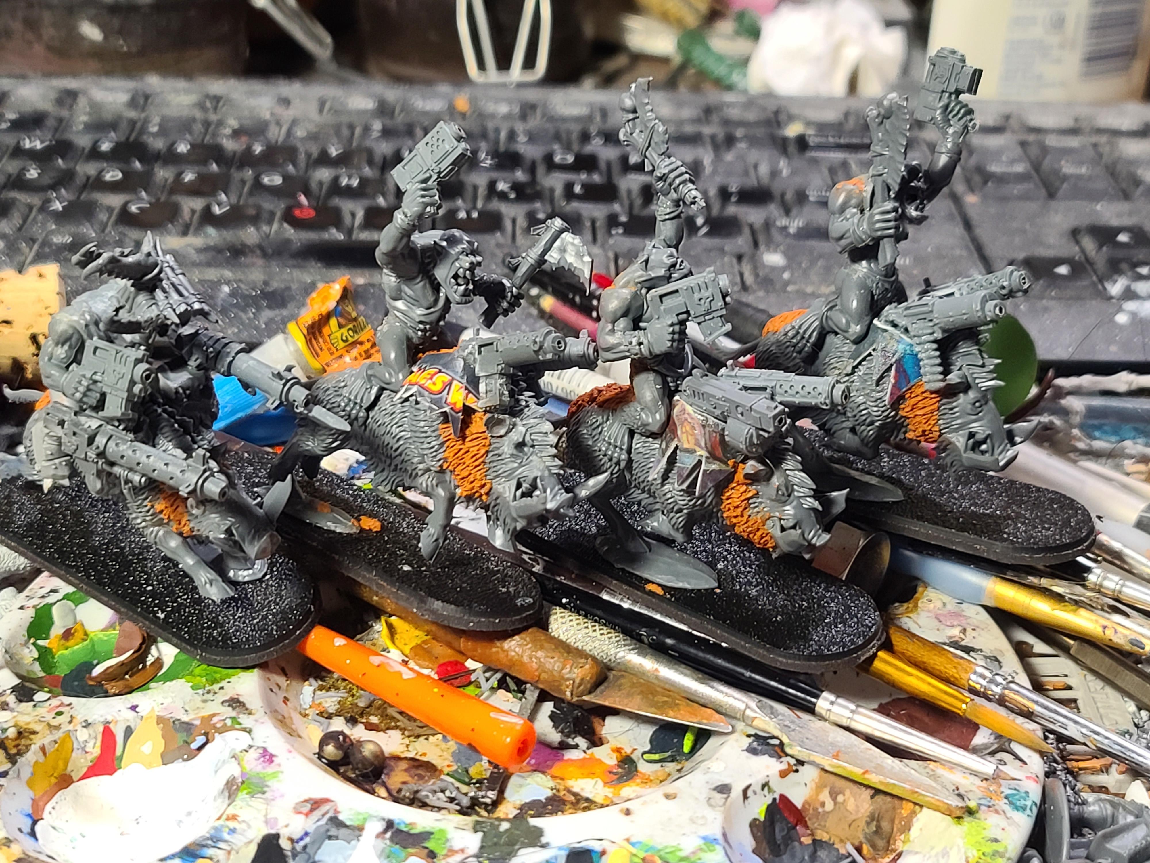 Bike, Boar Boys, Gorkamorka, Kitbash, Orks, Savage Orcs