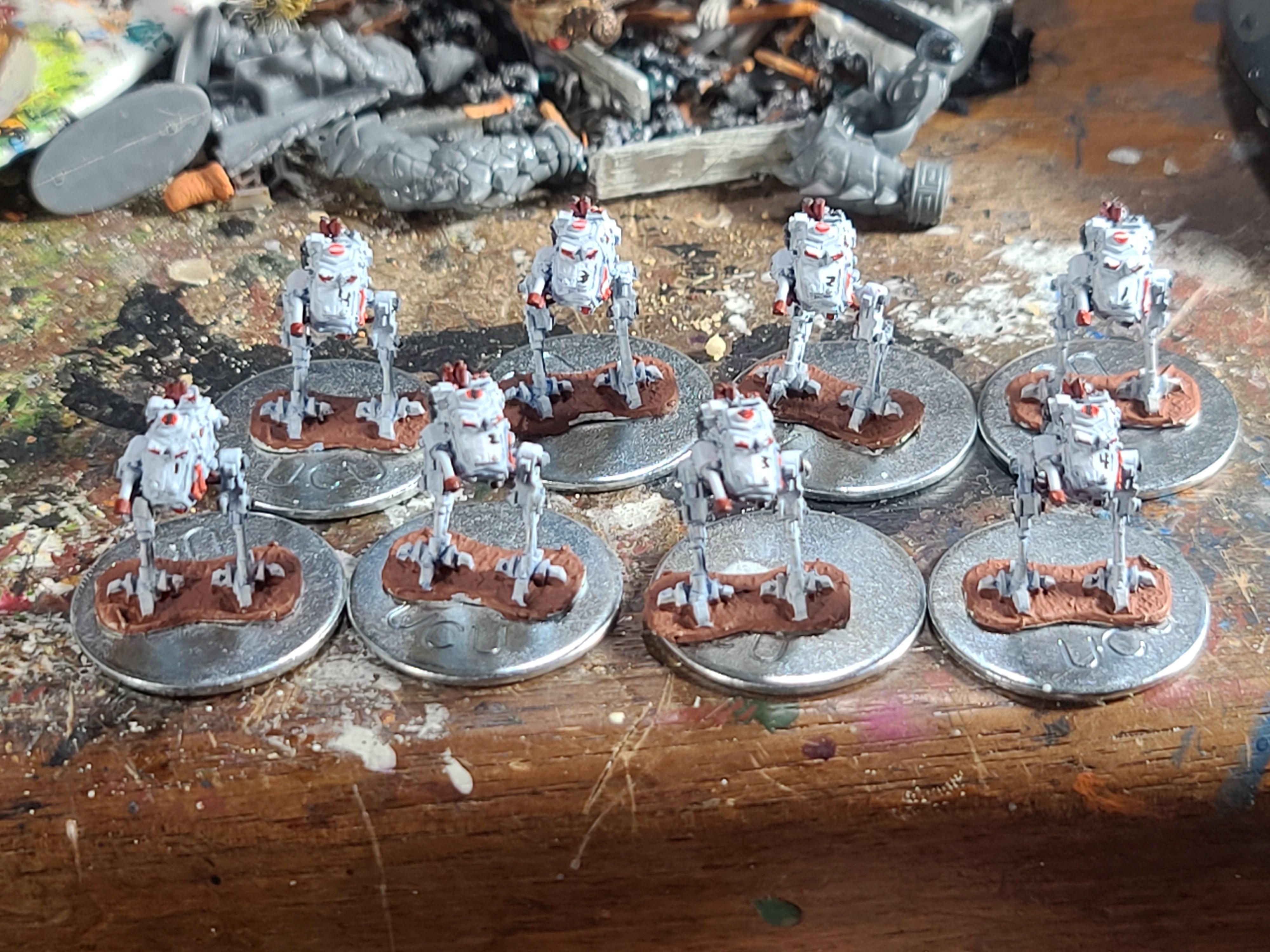 6mm, Epic, Games Workshop, Imperial Guard, Sentinel, Steel Legion