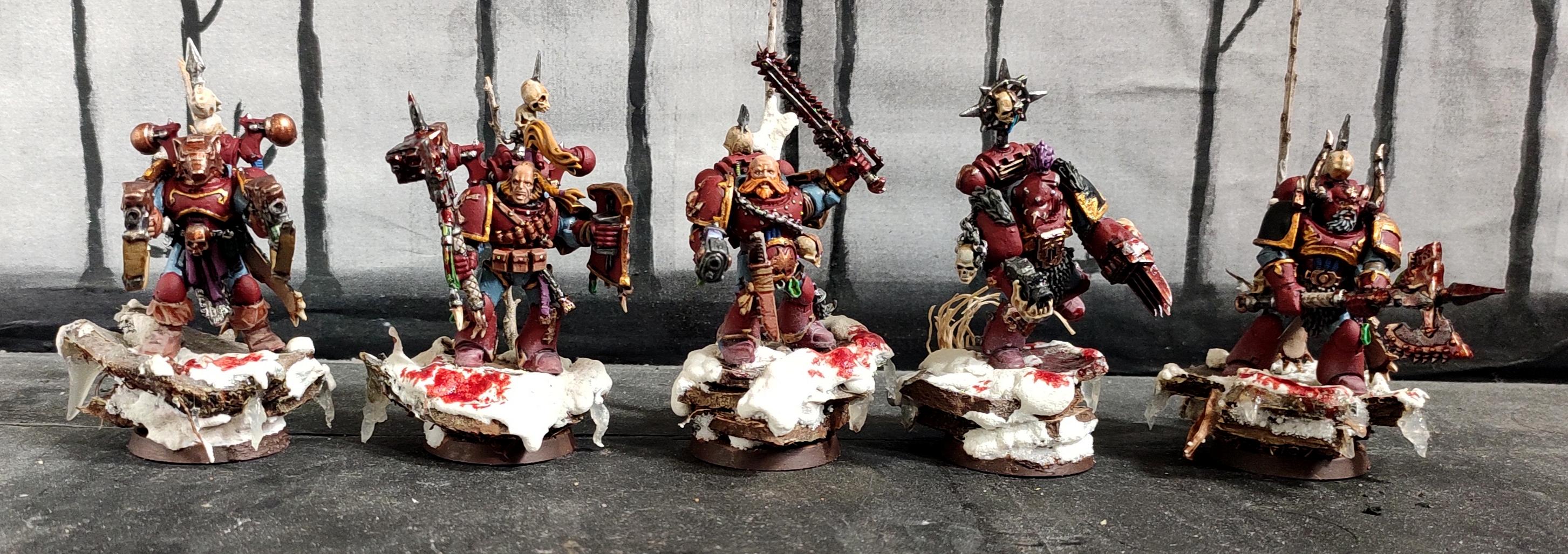 Berserk, Berserkers, Berzerker, Blood For The Blood God, Blood Wolves, Bolter, Chain Axe, Chain Sword, Chaos, Chaos Space Marines, Coconut, Conversion, Heresy, Heretic Astartes, Infantry, Khorne, Khorne Wolves, Kitbash, Lightning Claw, Plasma Pistol, Regiment, Skulls For Skull Throne, Snow, Space Wolves, Storm Shield, Thunder Hammer, Traitor Legions, Trophy, Warhammer 40,000