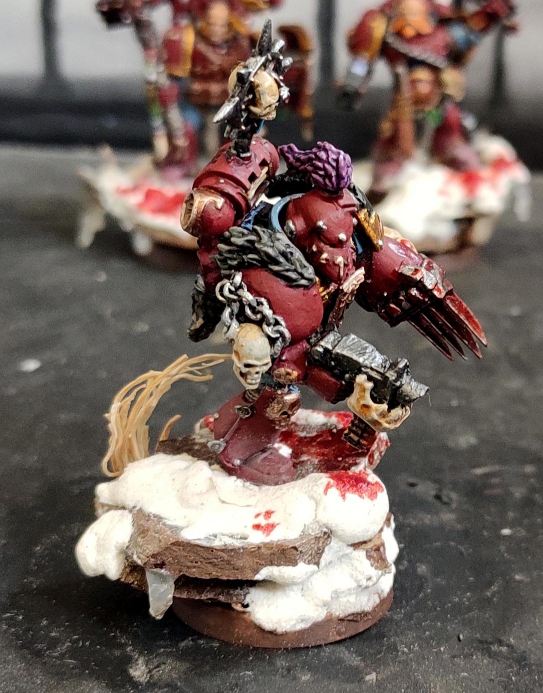 Berserk, Berserkers, Berzerker, Blood For The Blood God, Blood Wolves, Bolt Pistol, Chaos, Chaos Space Marines, Coconut, Conversion, Heresy, Heretic Astartes, Infantry, Khorne, Khorne Wolves, Kitbash, Lightning Claw, Regiment, Skulls For Skull Throne, Snow, Space Wolves, Sword, Traitor Legions, Trophy, Warhammer 40,000