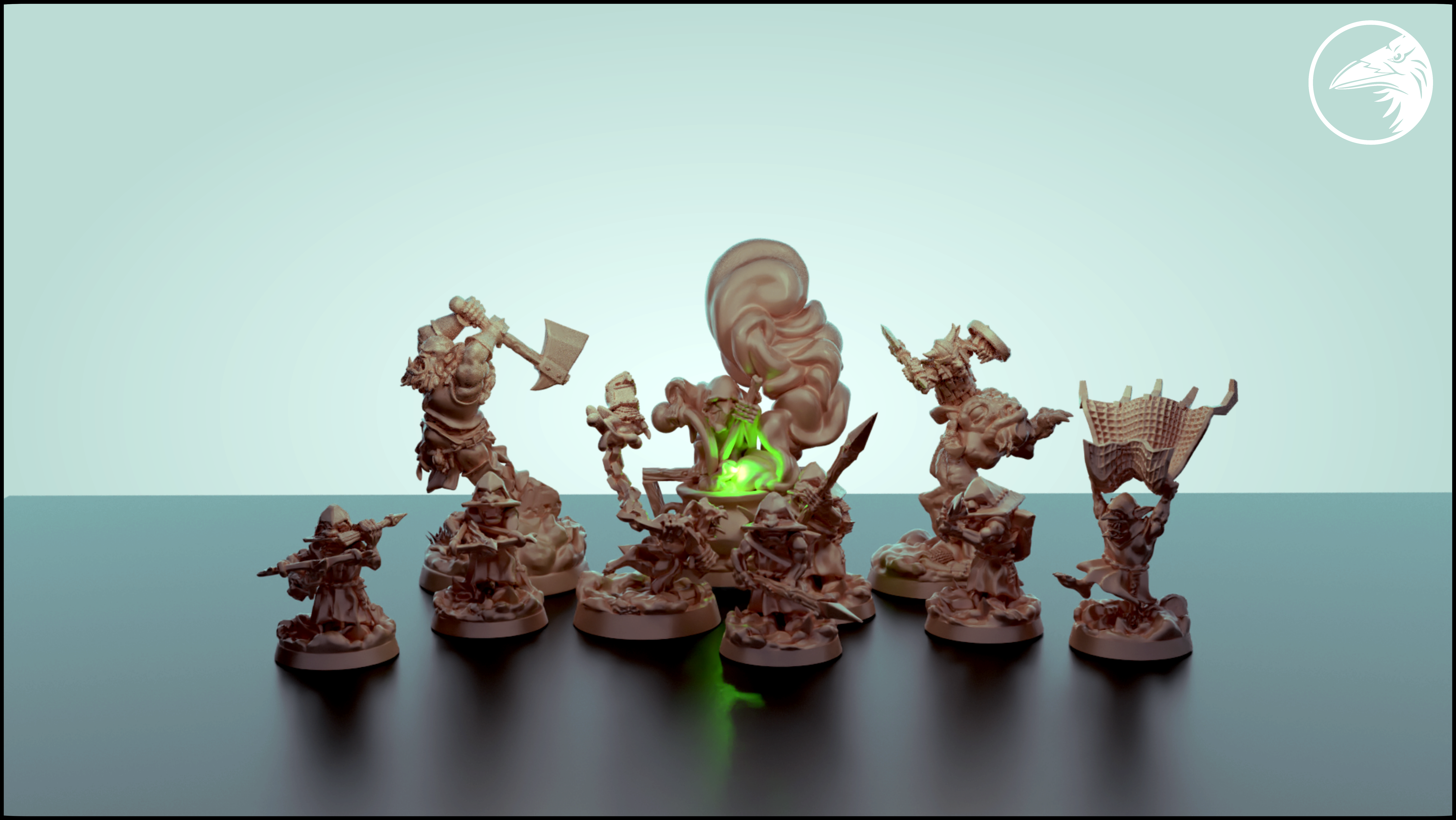 Age Of Sigmar, Ageofsigmar, Goblins, Greenskin, Greenskins, Mini, Miniatures, Minis, Orcs, Warband, Warhammer Fantasy