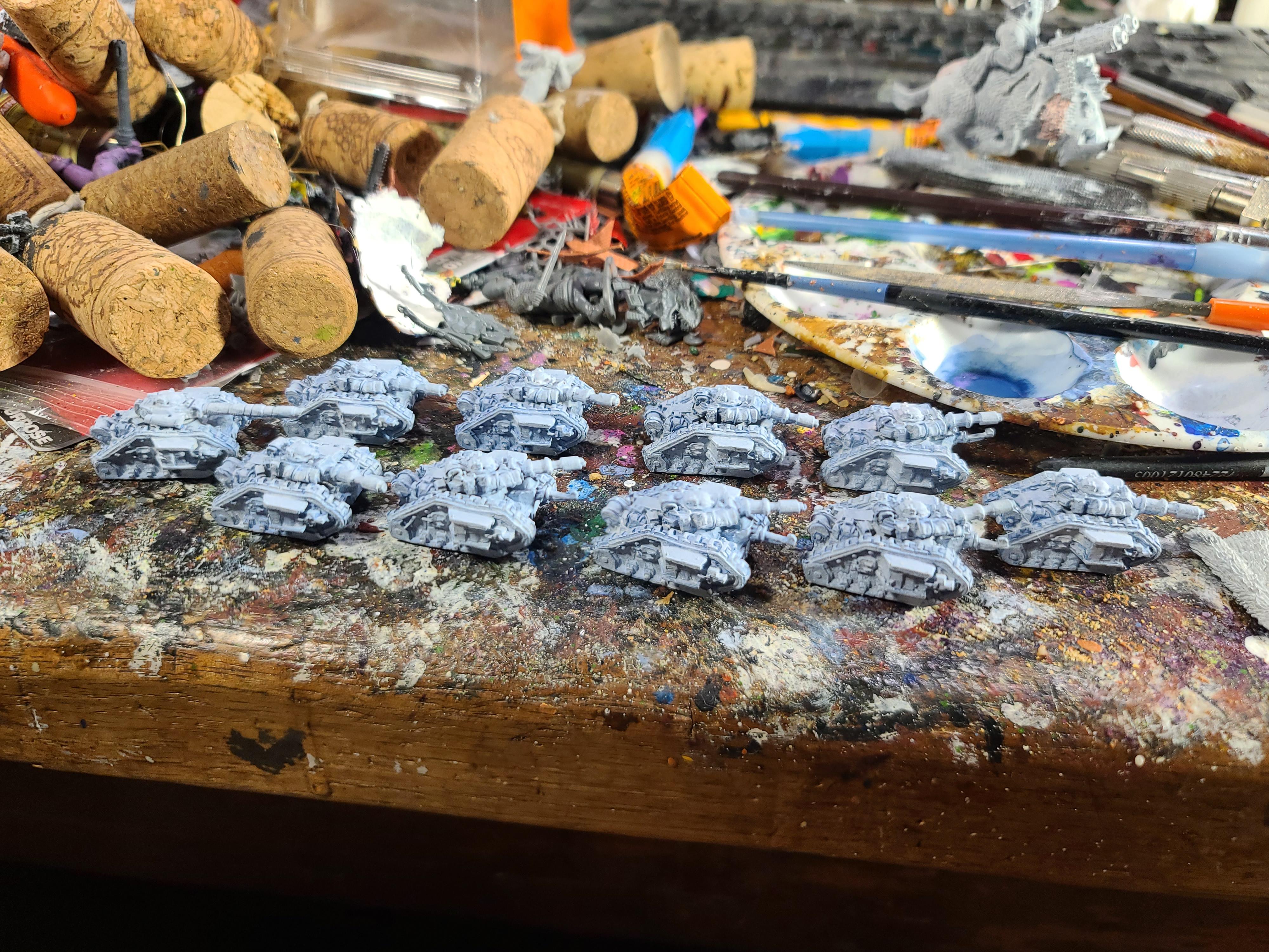 6mm, Epic, Games Workshop, Imperial Guard, Leman Russ, Steel Legion