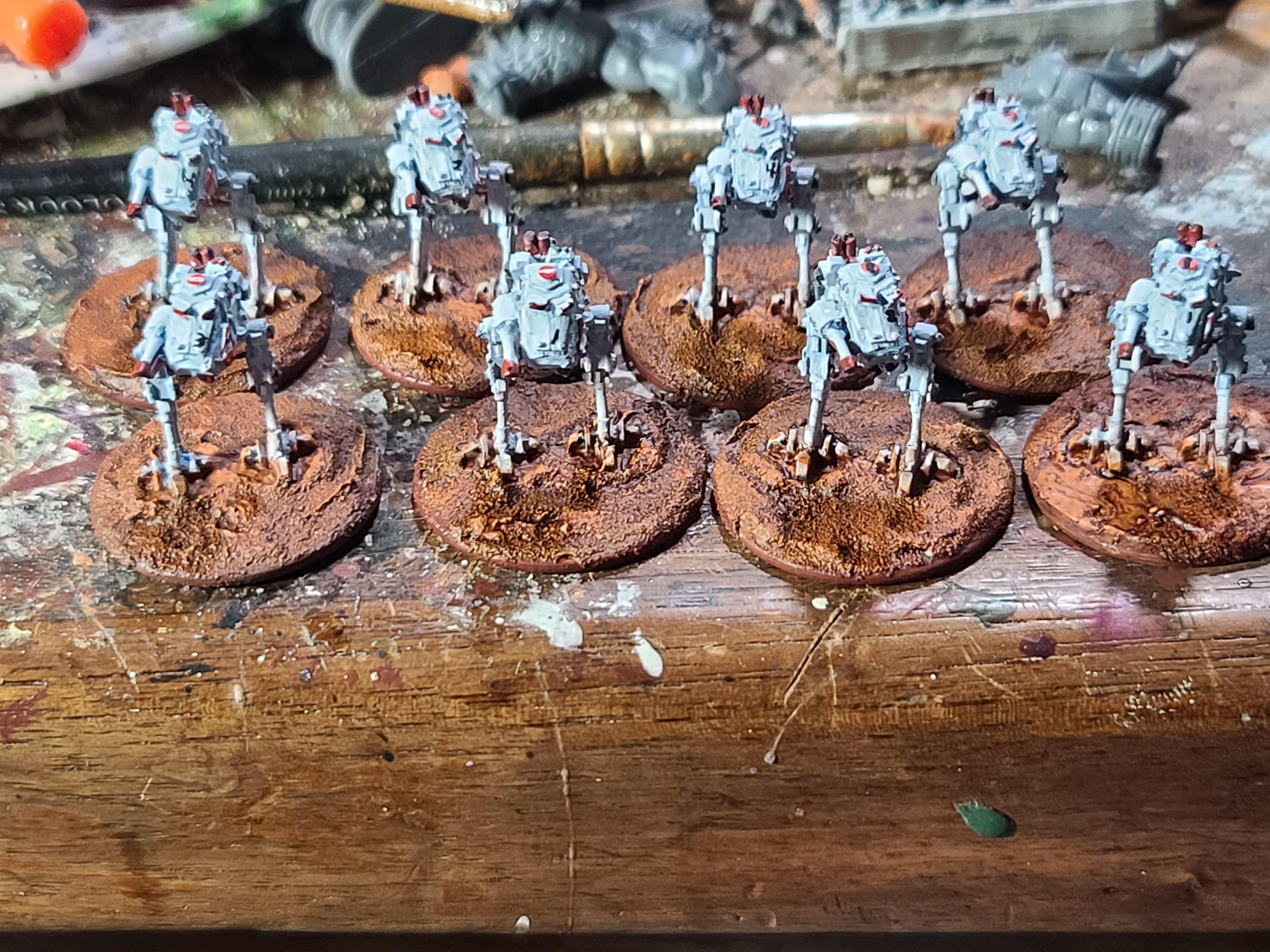 6mm, Epic, Games Workshop, Imperial Guard, Sentinel, Steel Legion