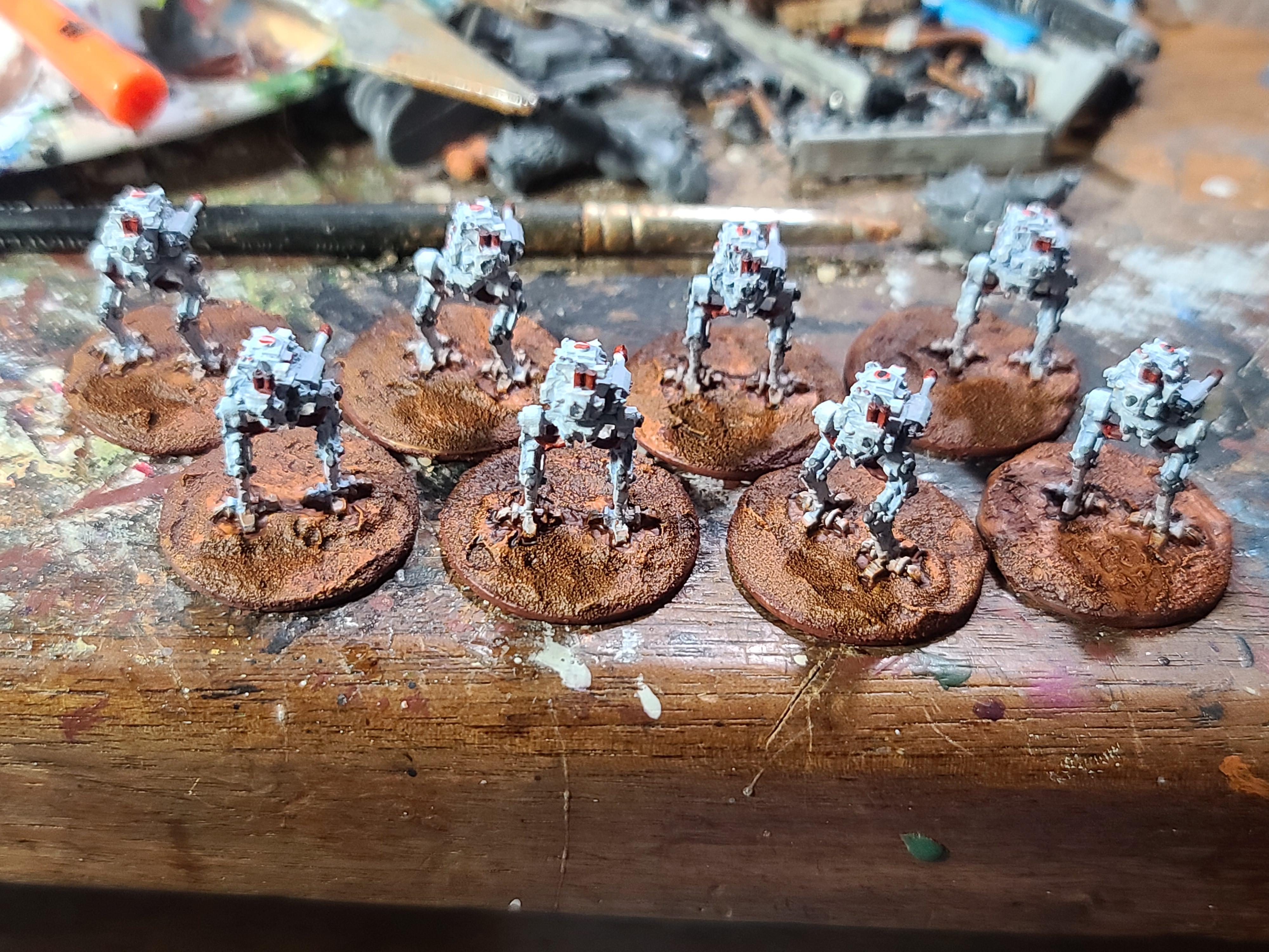 6mm, Epic, Games Workshop, Imperial Guard, Sentinel, Steel Legion