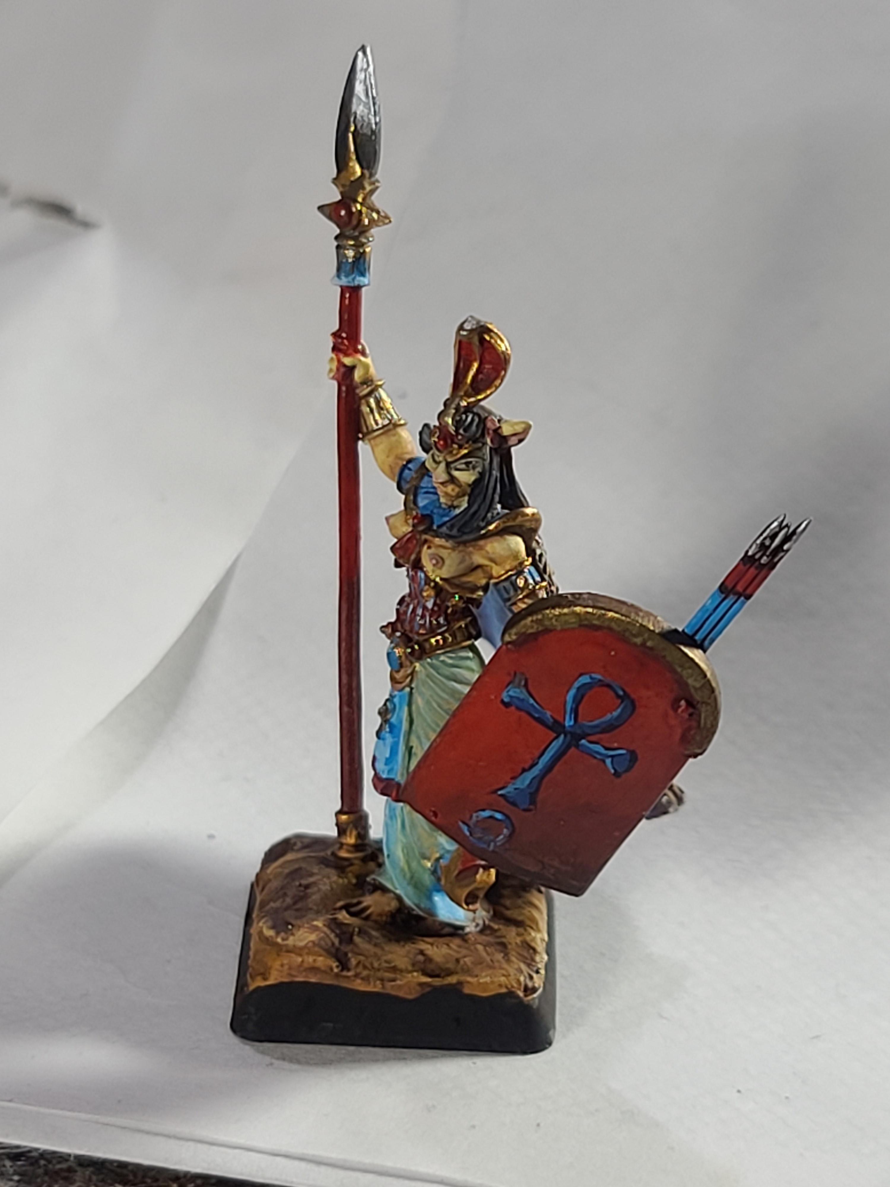 28mm, 3d Printed Shield, Aegyptus, Basti, Crocodile Games, Exposed Breasts, Freehand, Harbinger, Topless, Wargods
