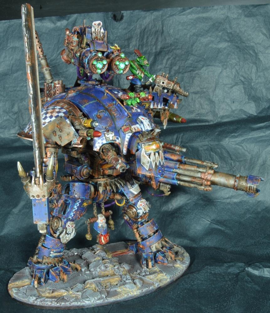 Conversion, Knights, Looted, Orks - Ork Looted Knight Conversion 