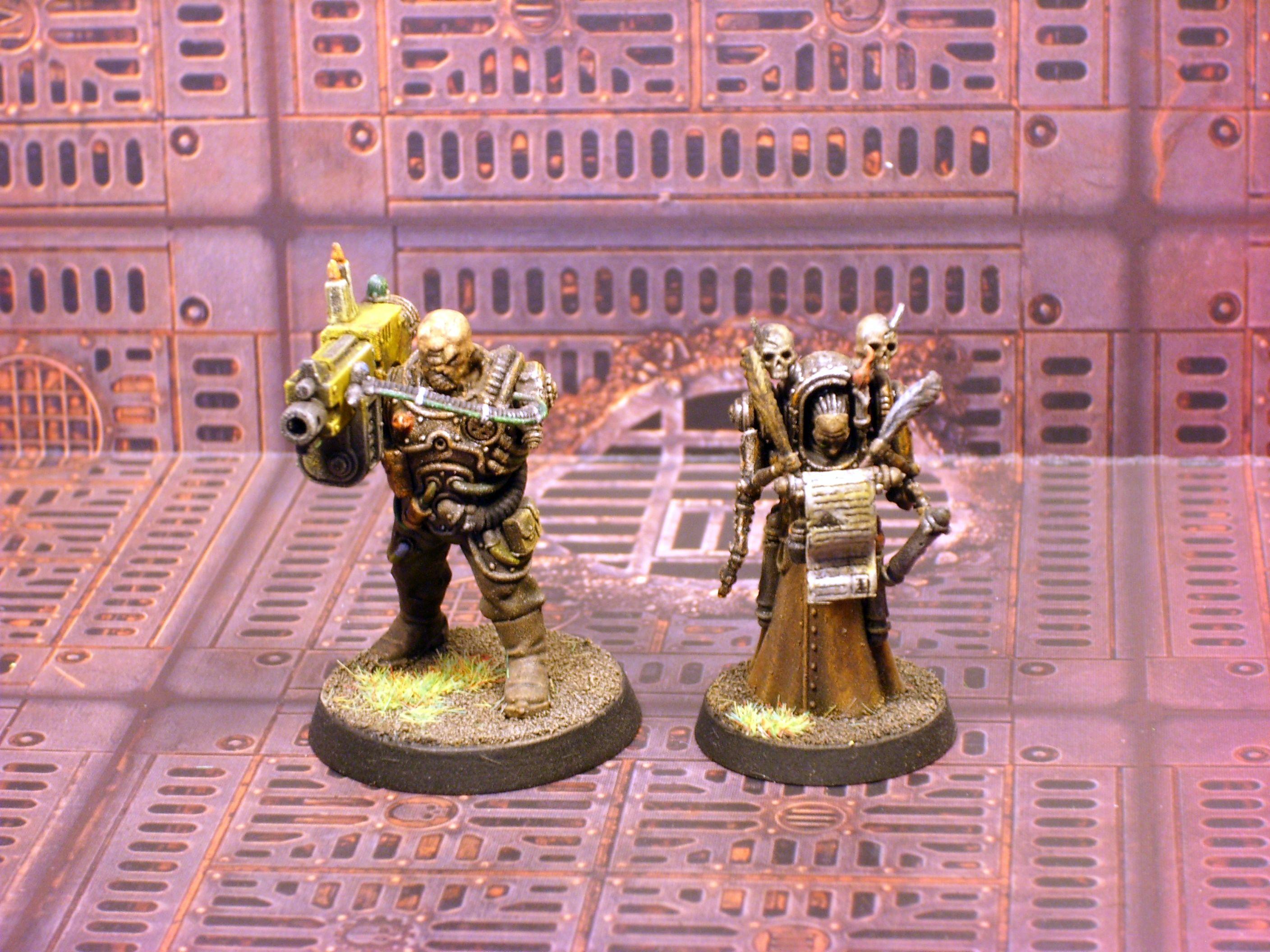 Blanchitsu, Gun Servitors, Henchmen, Imperial, Imperial Agents, Imperium, Kill Team, Radical, Scribe, Servitors, Warhammer 40,000