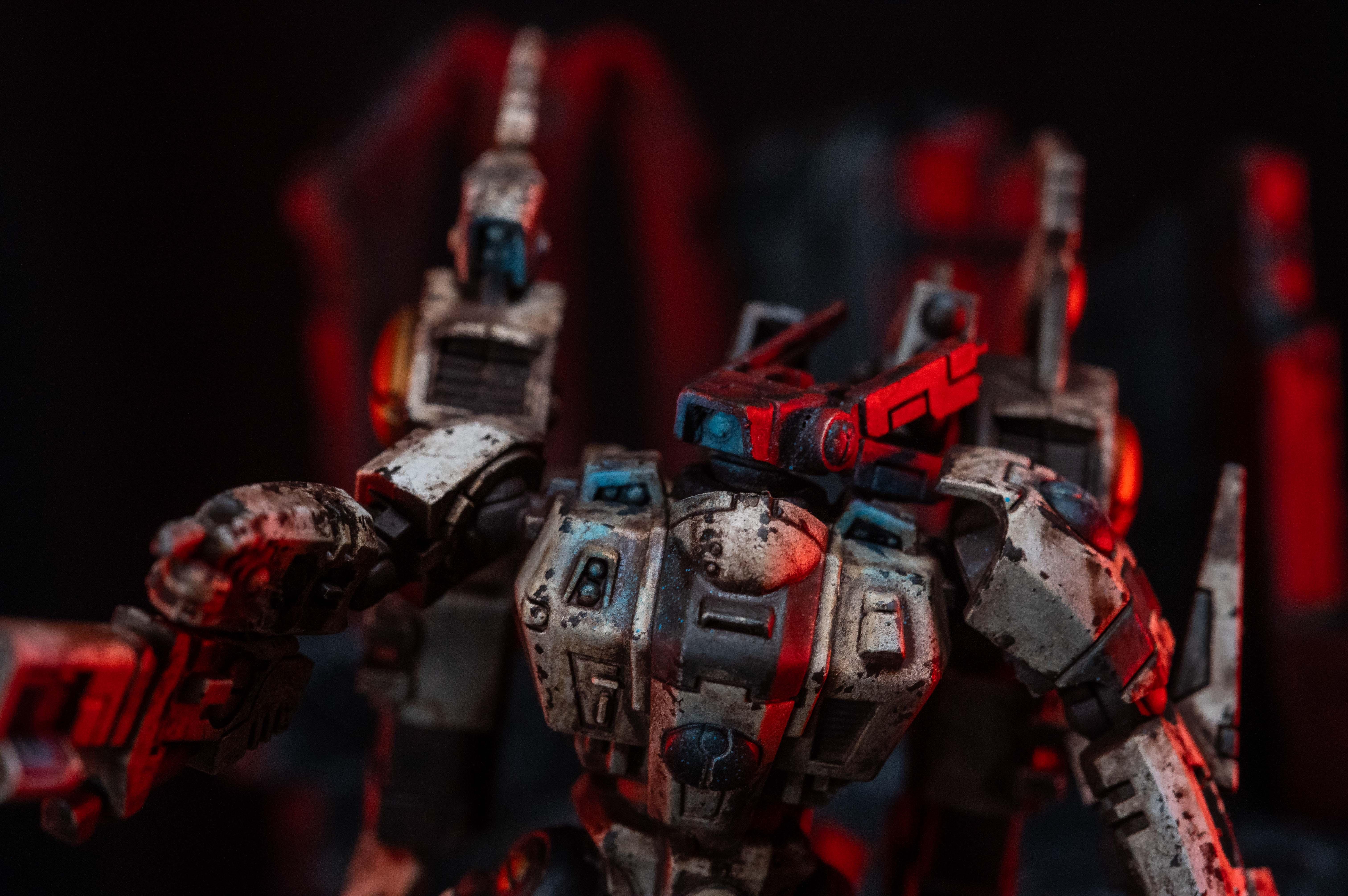 Battle Damage, Battle Worn, Commander, Grimdark, Object Source Lighting, T'au, Tau, Vior'la, Viorla, Weathered