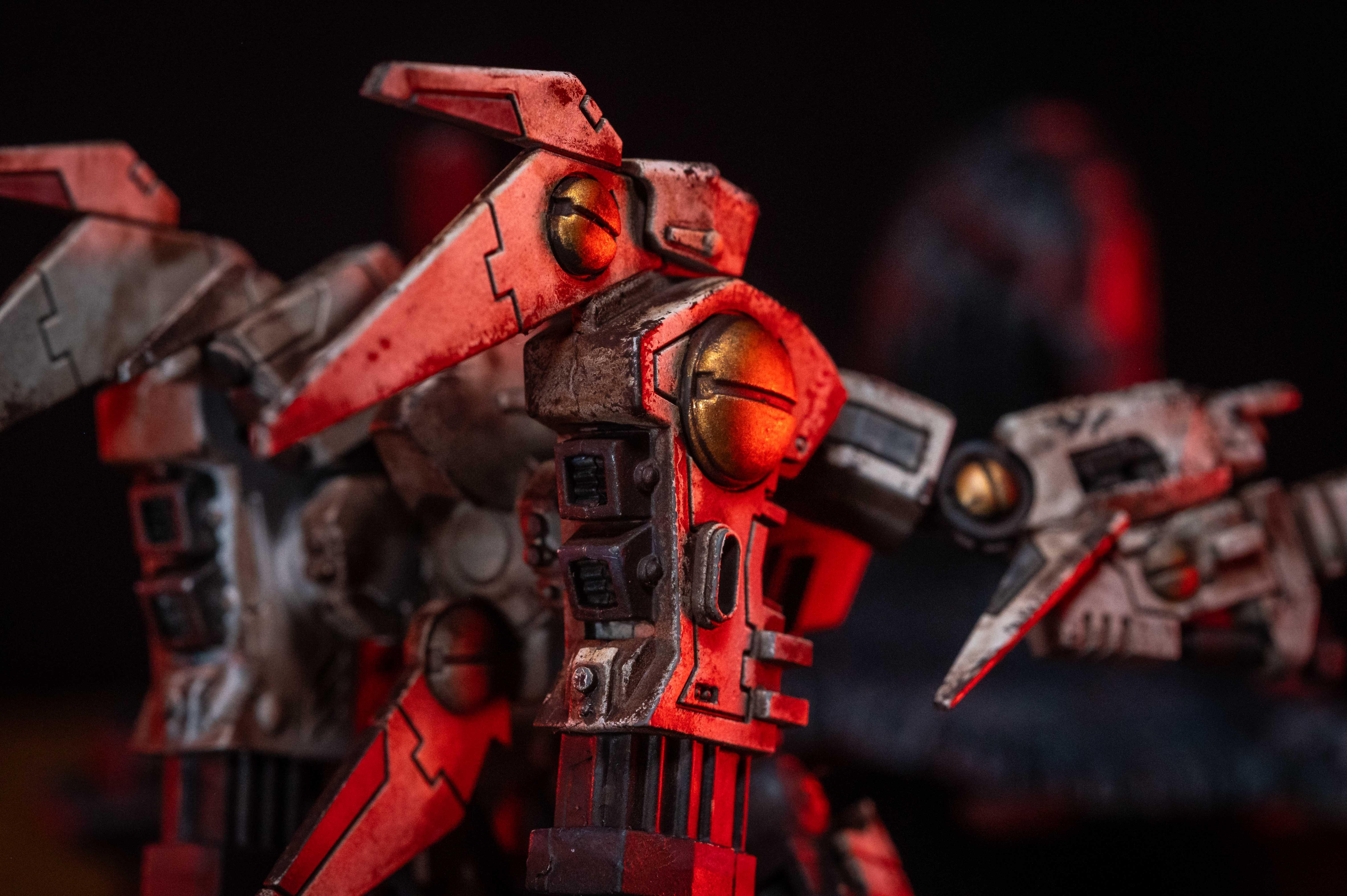 Battle Damage, Battle Worn, Commander, Grimdark, Object Source Lighting, T'au, Tau, Vior'la, Viorla, Weathered