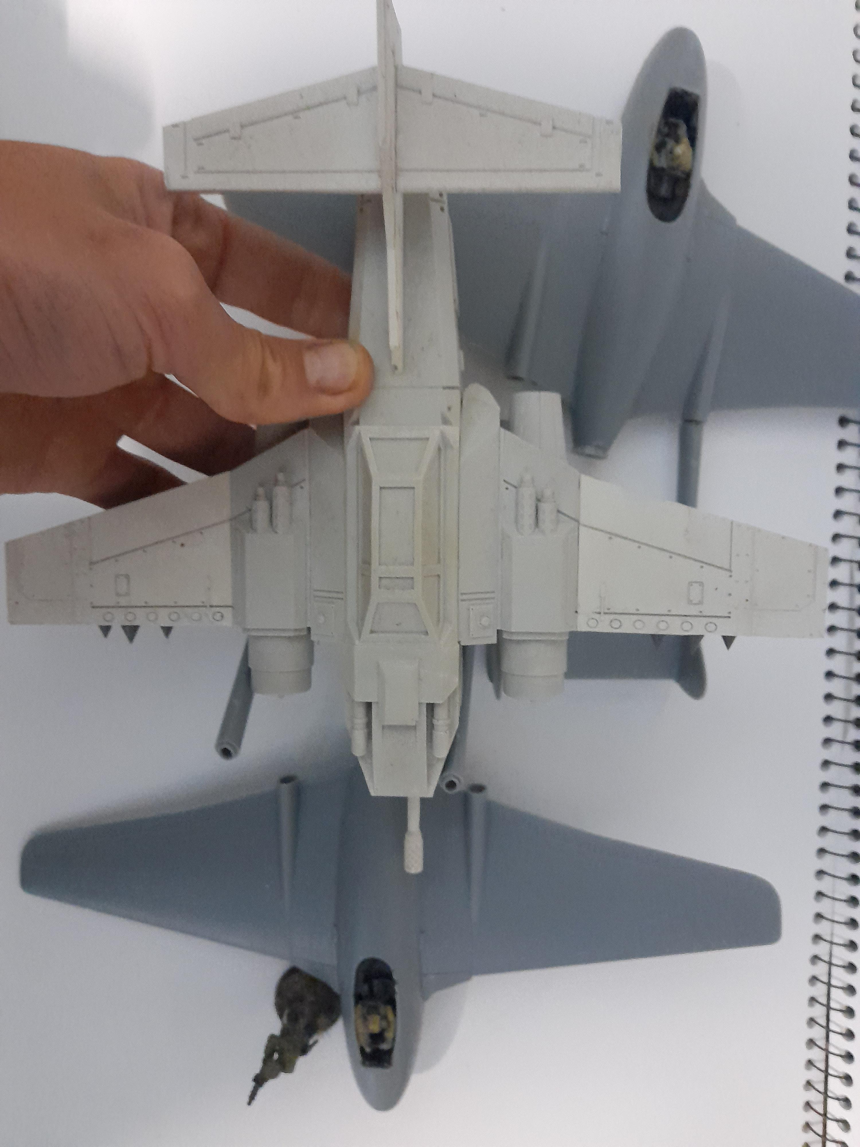 Aircraft, Cold War, Fighter, Lightning, Models And Minis, Proxy, Strike Craft, Thunderbolt, Trumpeter, Vampire