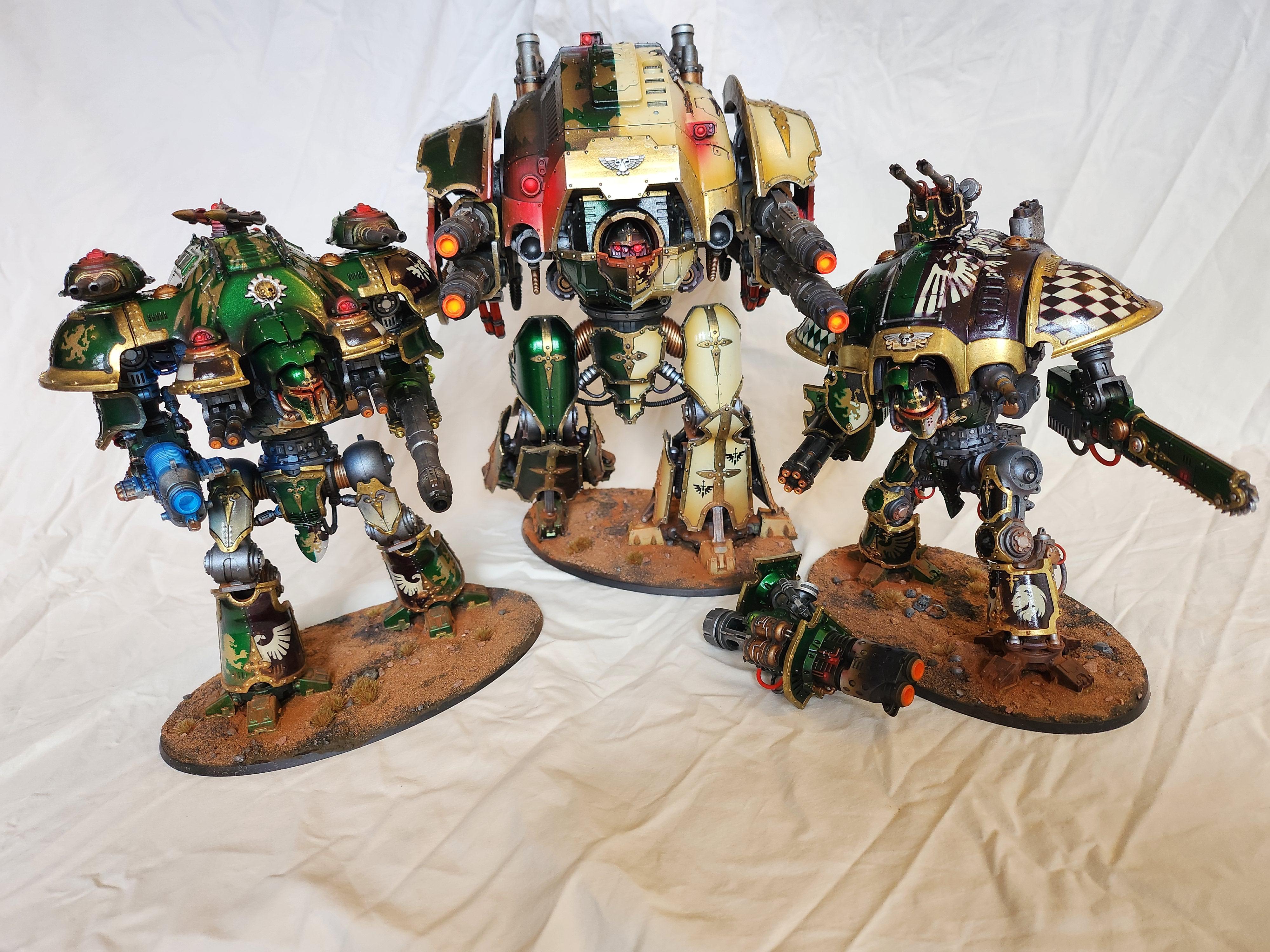 Acastus Knight Porphyrion, Dark Angels, Domino's Class, Imperial Knights, Knights, Questoris Class, Warhammer 40,000