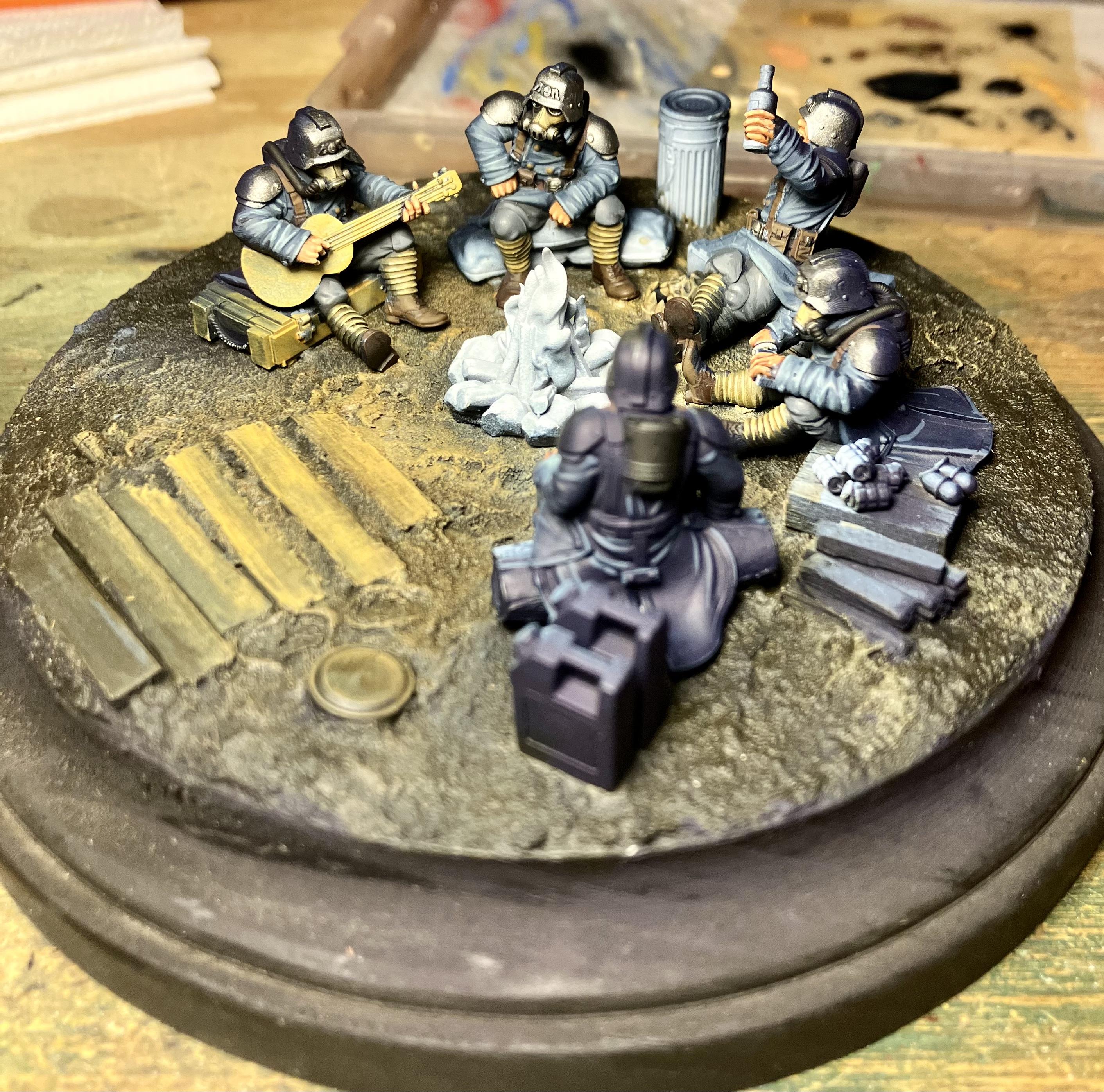 Camp, Celebration, Death Korps of Krieg, Meal, Party