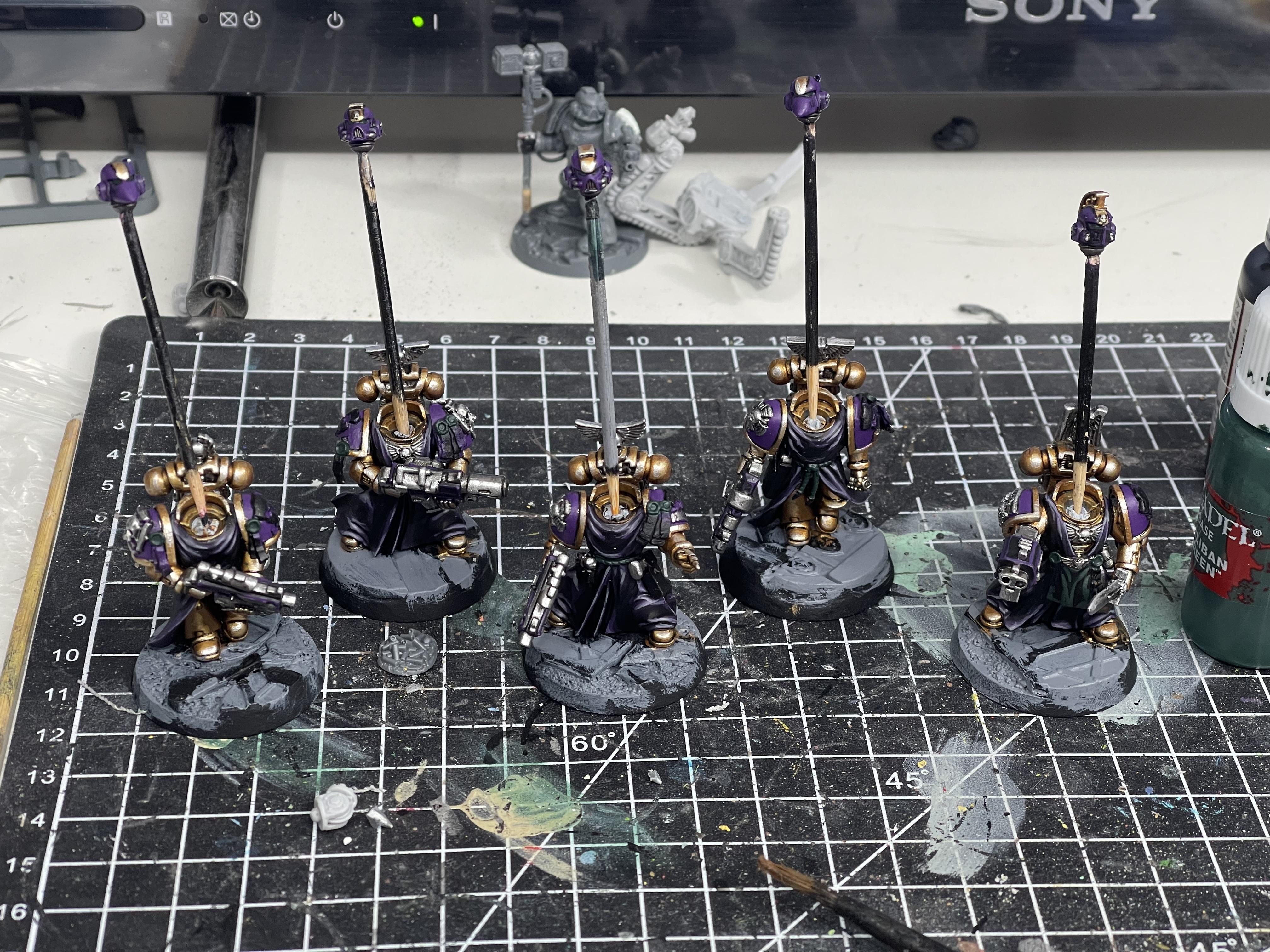 Space Marines, Sternguard, Void Panthers, Warhammer 40,000, Work In Progress