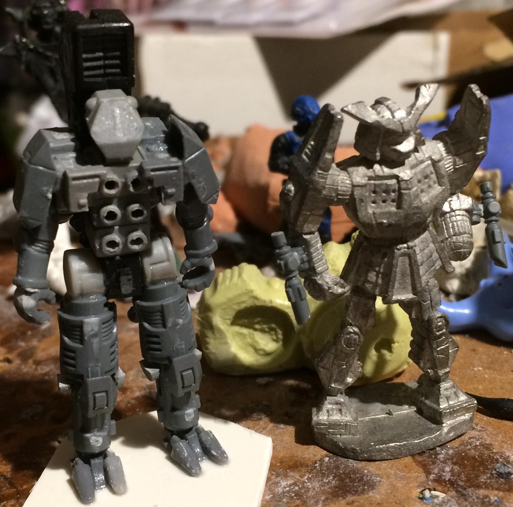 Battletech, Clan, Conversion, Draconis, Jumper, Kurita, Mech, Mechwarrior, Mekboy, Ph�nixhawk, Scratch, Scratch Build, Urbanmech