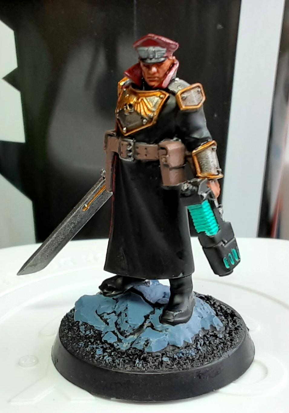 Astra Militarum, Commissar, Imperial Guard, Plasma Pistol