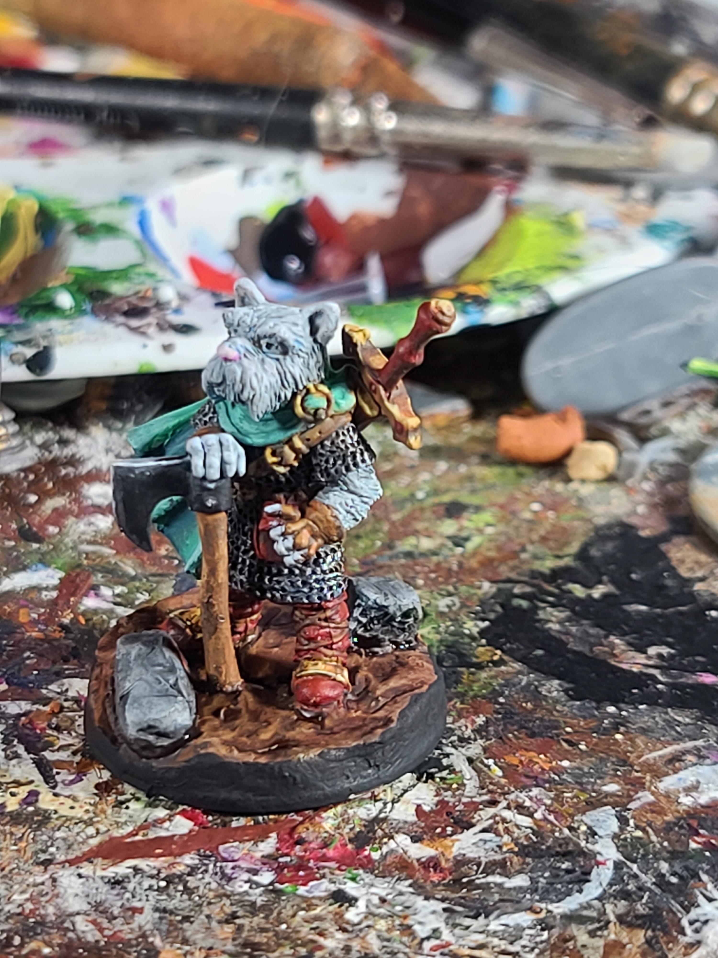 Animal Adventurers, Burrows And Badgers, Dark Sword Miniatures, Dog, Dungeons And Dragons, Warriors, Westie