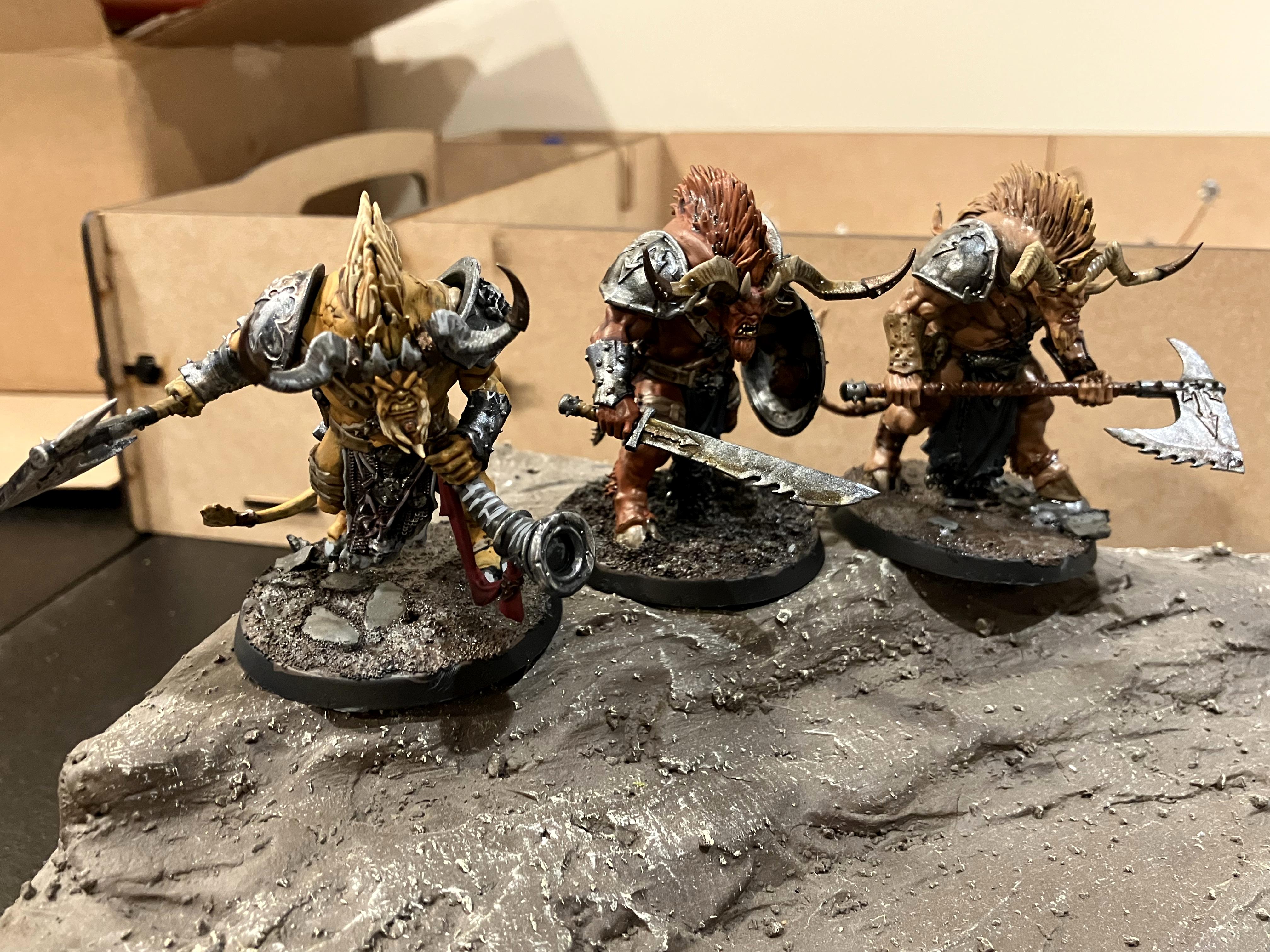 Chaos, Conversion, Dungeons And Dragons, Ogroid Theridons, Painting