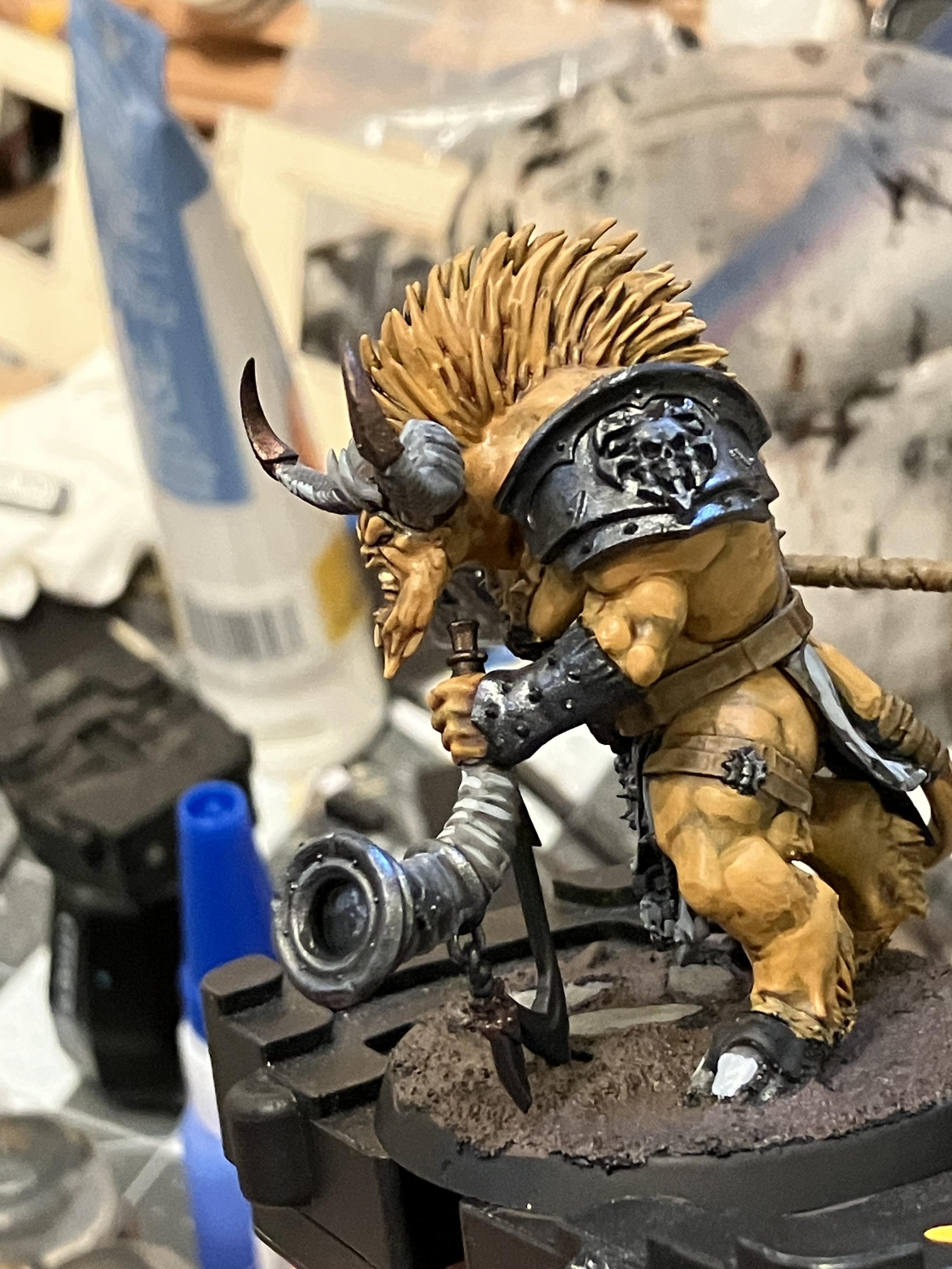 Age Of Sigmar, Chaos, Dungeons And Dragons, Ogroid Theridons, Painting, Warhammer Fantasy